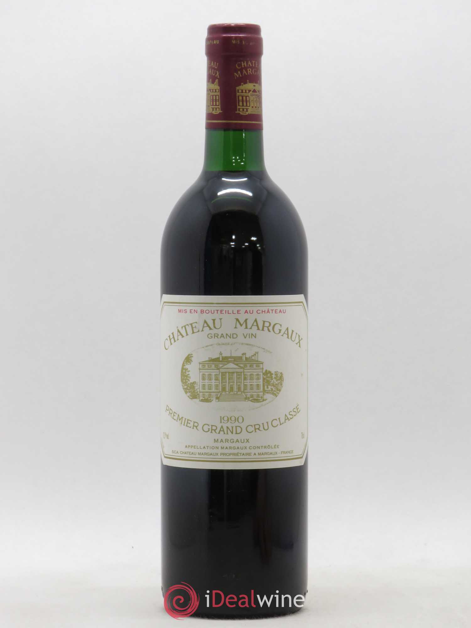 Château Margaux 1er Grand Cru Classé 1990 - Lot de 1 bouteille - 0