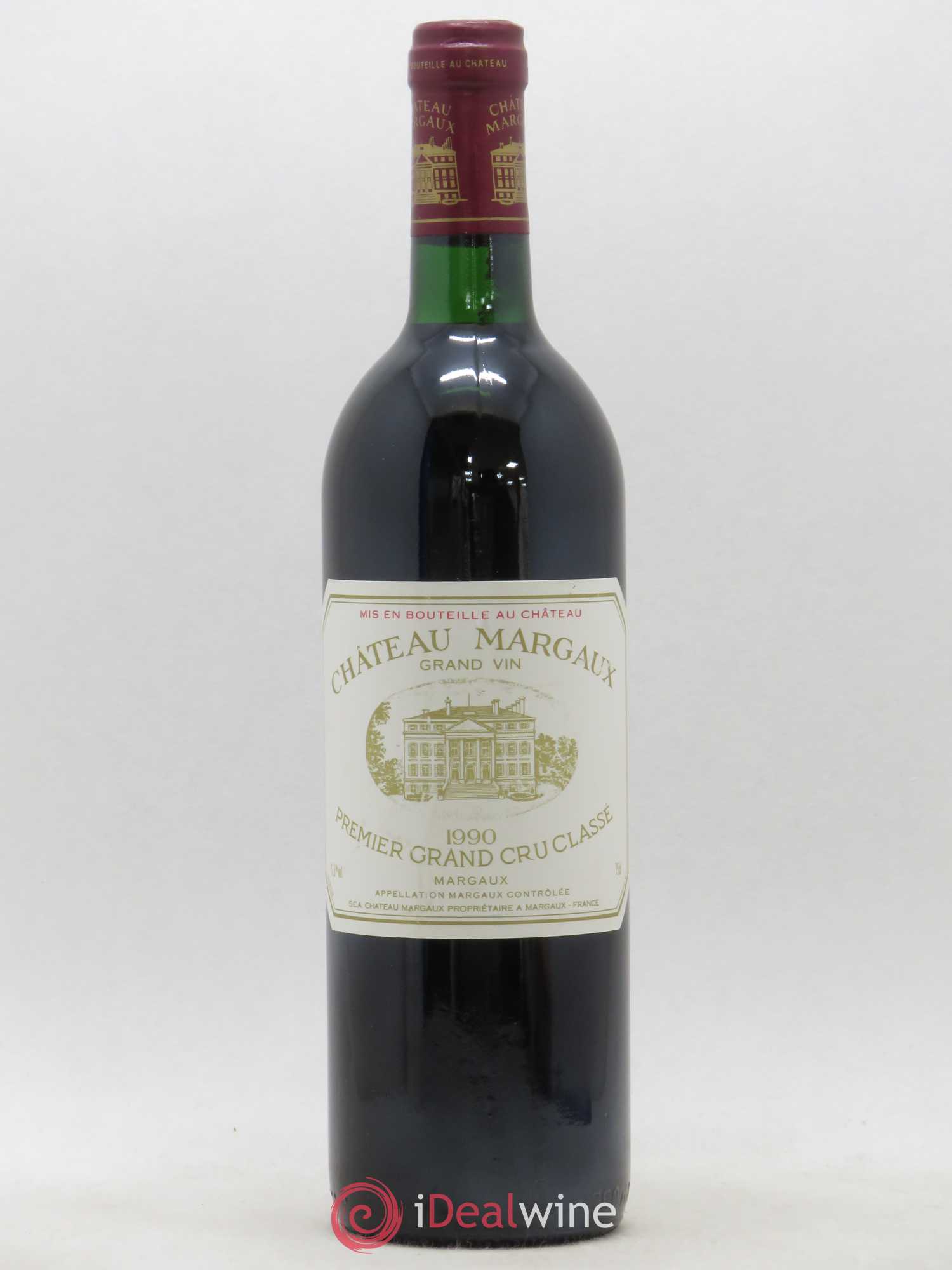 Château Margaux 1er Grand Cru Classé 1990 - Lot de 1 bouteille - 0