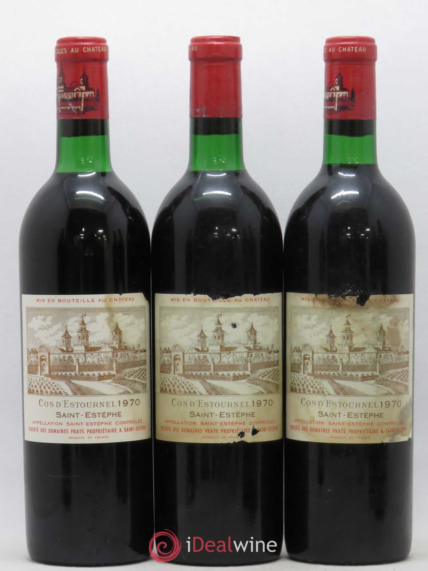 Cos d'Estournel 2ème Grand Cru Classé 1970 - Lot de 6 bouteilles - 1