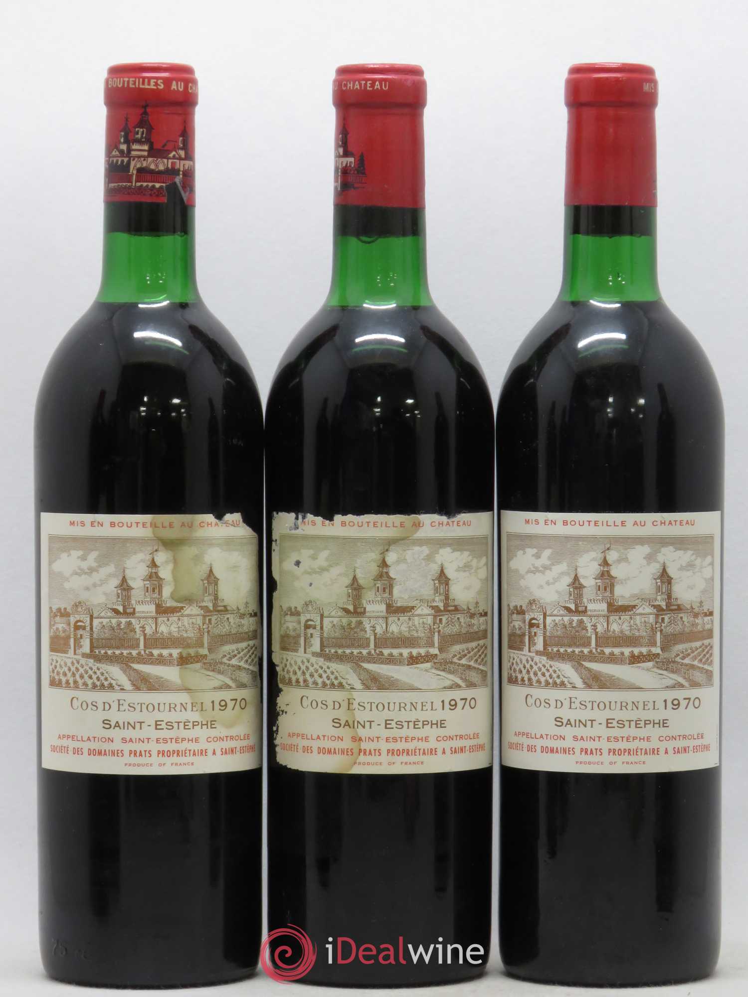 Cos d'Estournel 2ème Grand Cru Classé 1970 - Lot de 6 bouteilles - 2