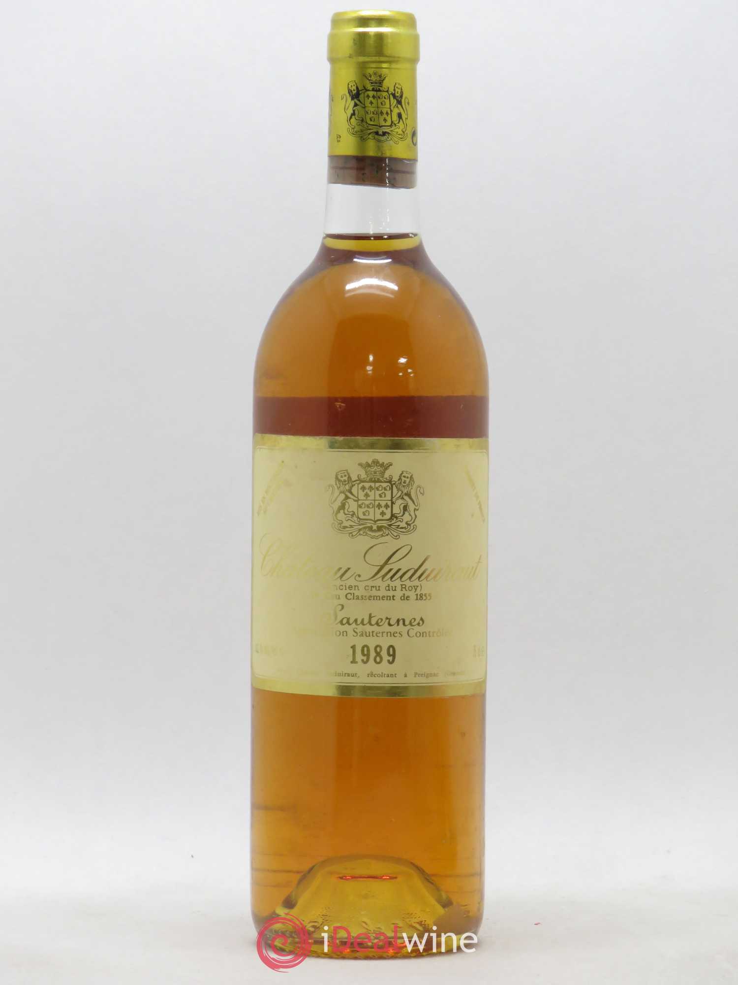 Château Suduiraut 1er Grand Cru Classé 1989 - Lotto di 1 bottiglia - 0