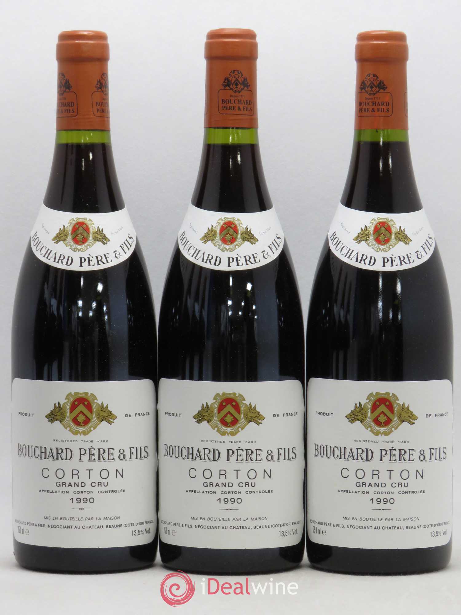 Corton Grand Cru Le Corton Bouchard Père & Fils 1990 - Lot de 6 bouteilles - 2