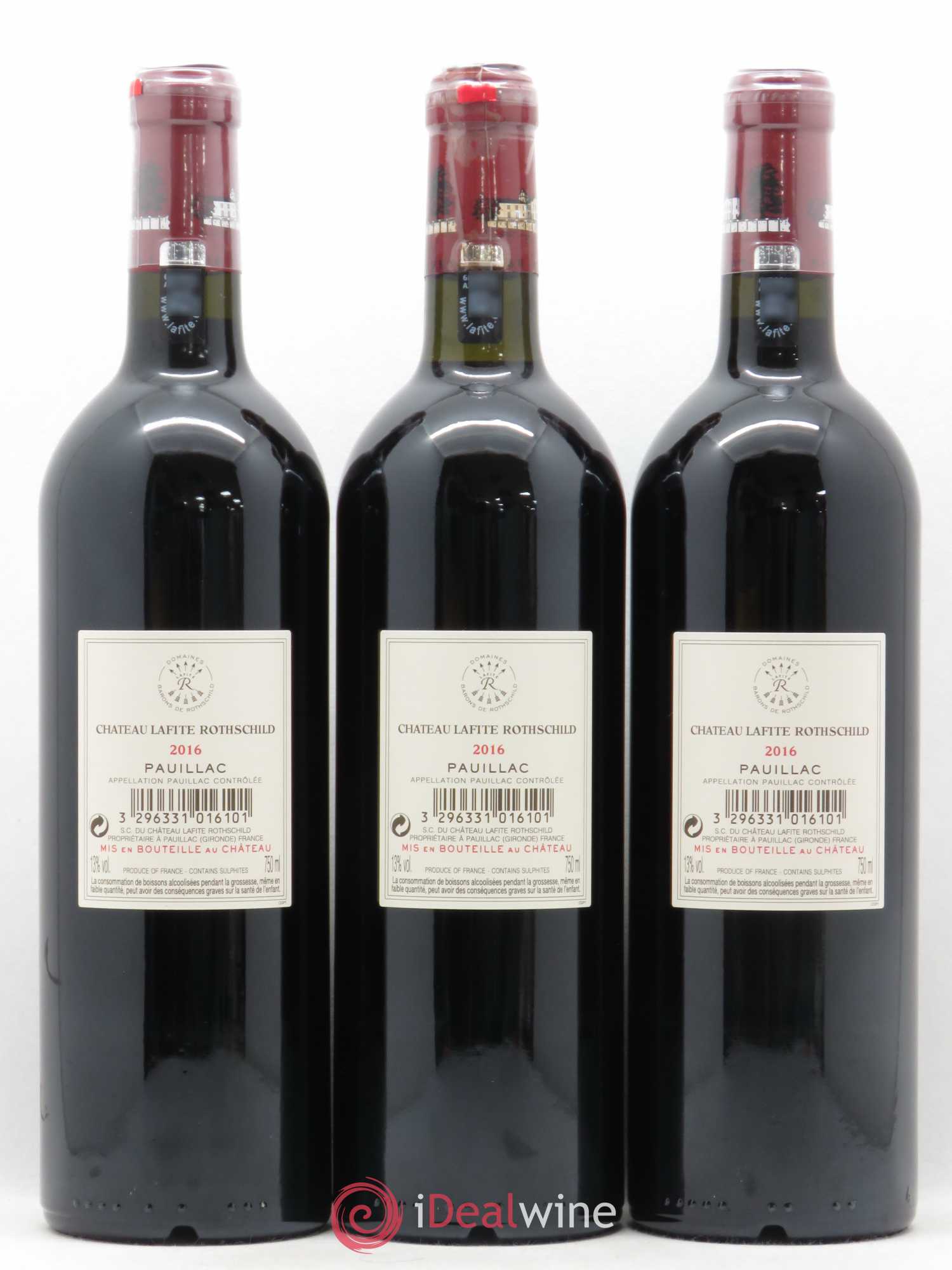 Château Lafite Rothschild 1er Grand Cru Classé 2016 - Lot de 6 bouteilles - 2