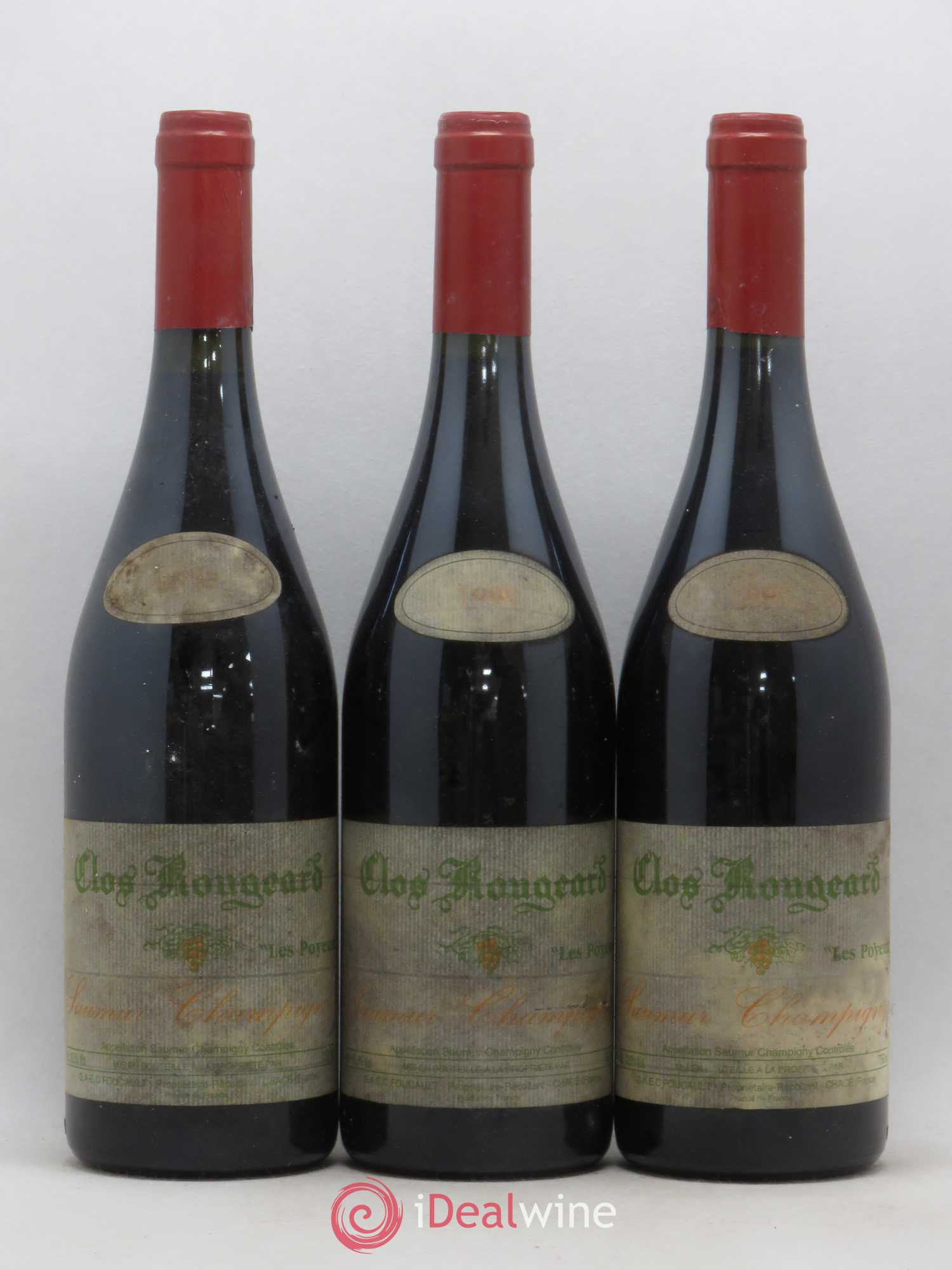 Saumur-Champigny Les Poyeux Clos Rougeard 1999 - Lot de 3 bouteilles - 0
