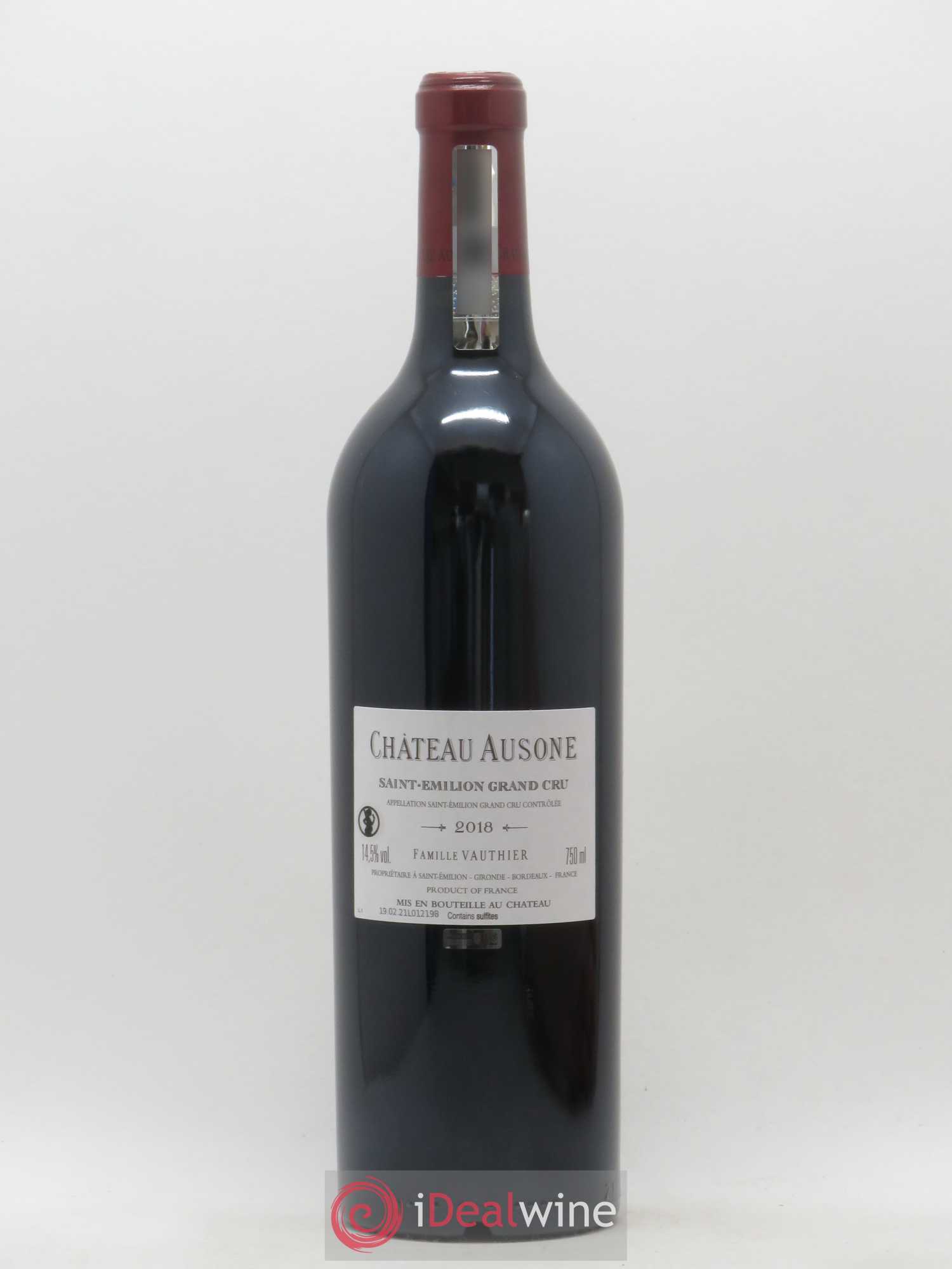 Château Ausone 1er Grand Cru Classé A 2018 - Lot de 1 bouteille - 1