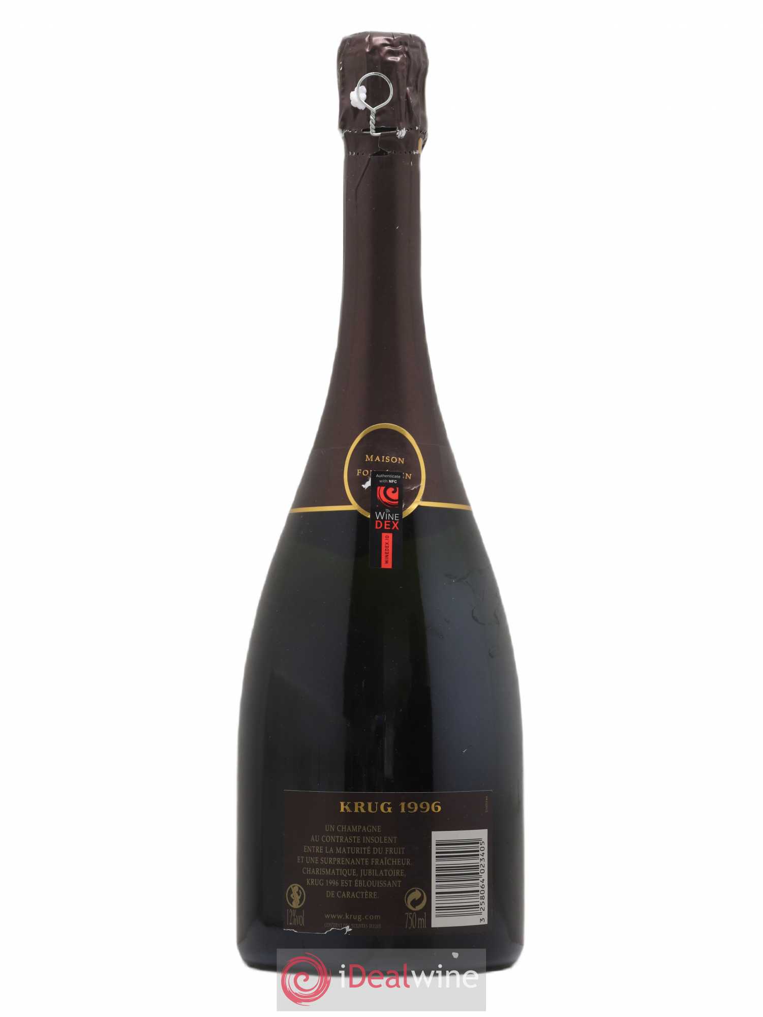 Vintage Krug Brut 1996 - Lot de 1 bouteille - 1