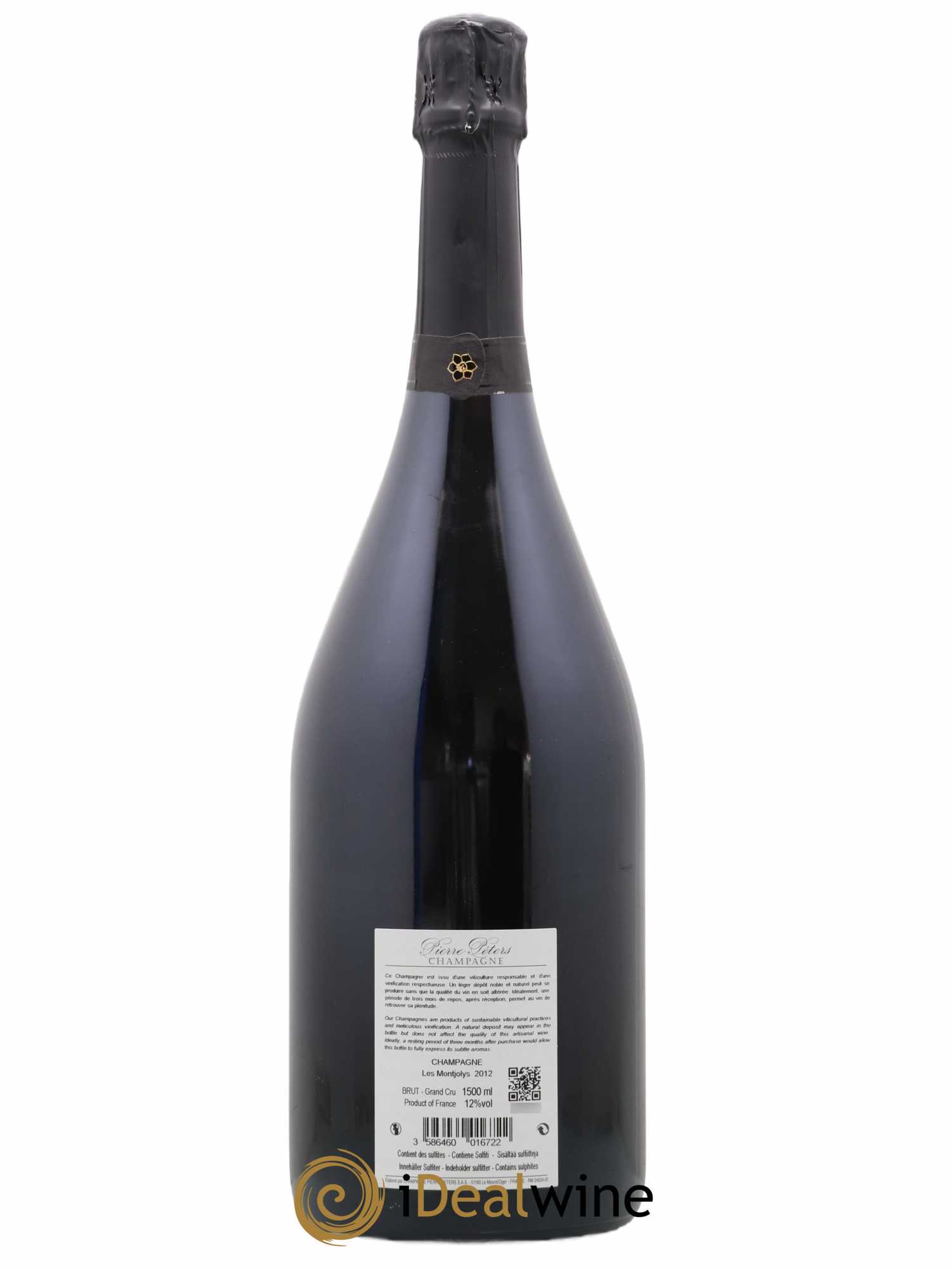 Champagne Brut Blanc de Blancs le Mesnil les Monjolys Champagne Pierre Peters 2012 - Posten von 1 Magnum - 1