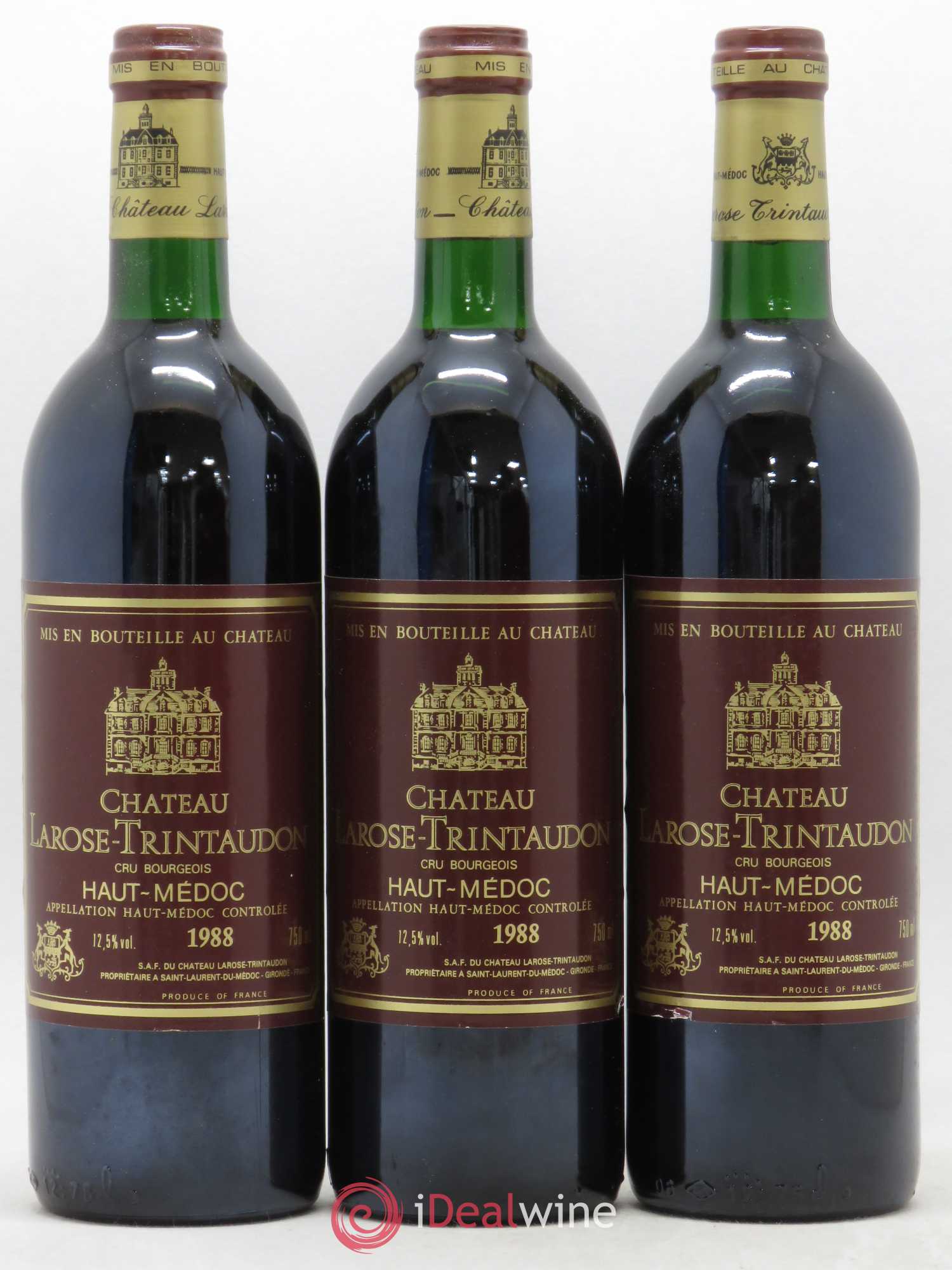 Château Larose Trintaudon Cru Bourgeois 1988 - Lot de 12 bouteilles - 3