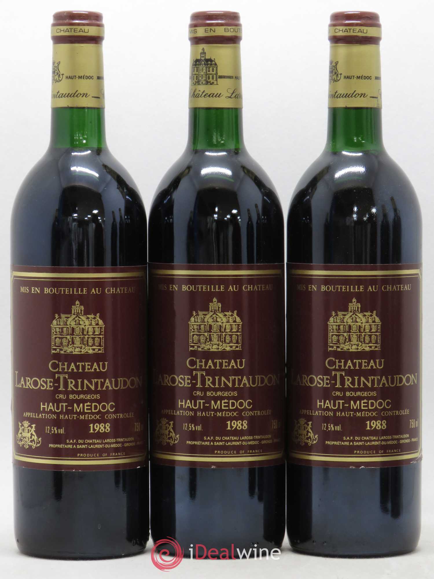 Château Larose Trintaudon Cru Bourgeois 1988 - Lot de 12 bouteilles - 4