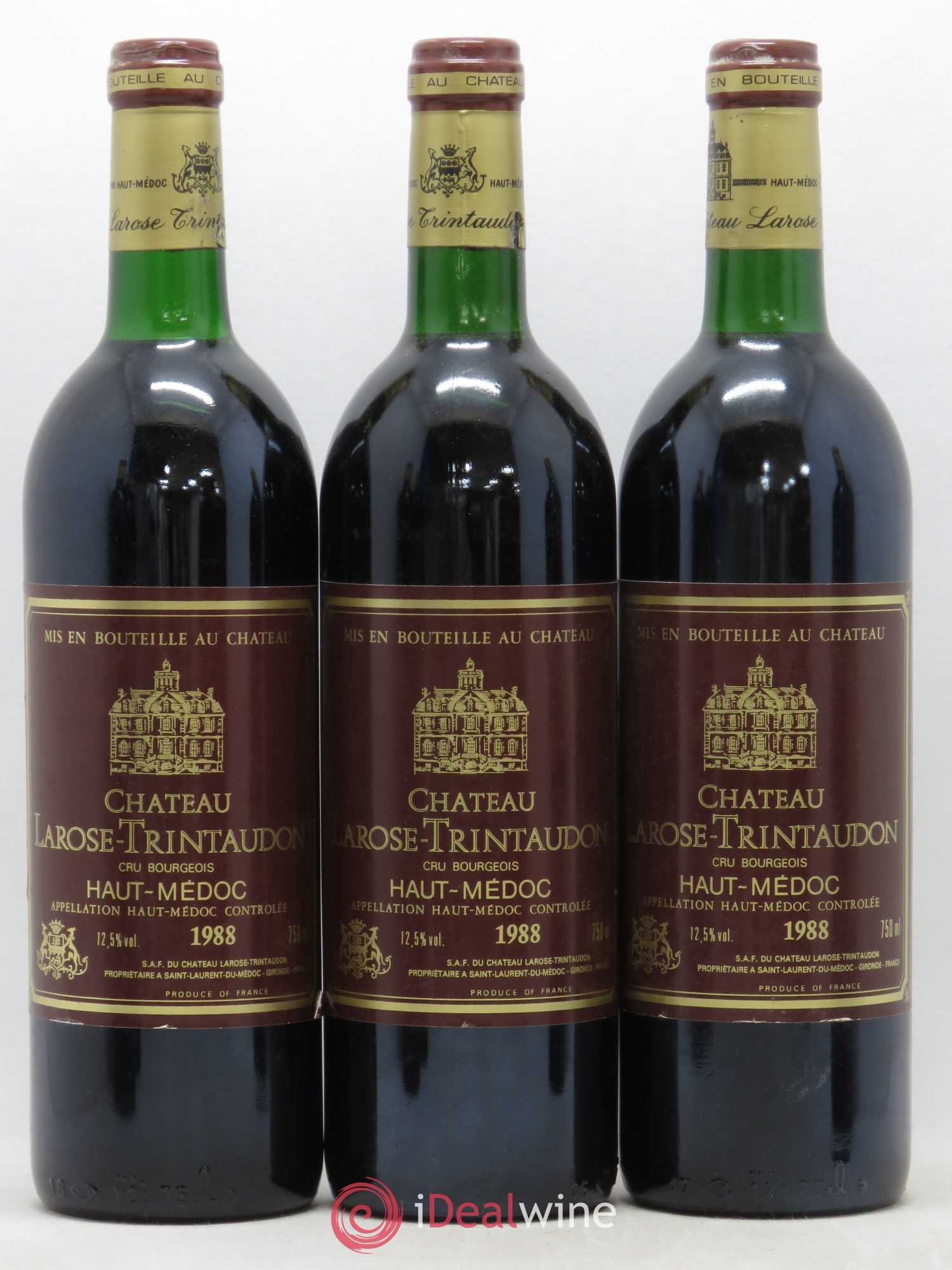 Château Larose Trintaudon Cru Bourgeois 1988 - Lot de 6 bouteilles - 2