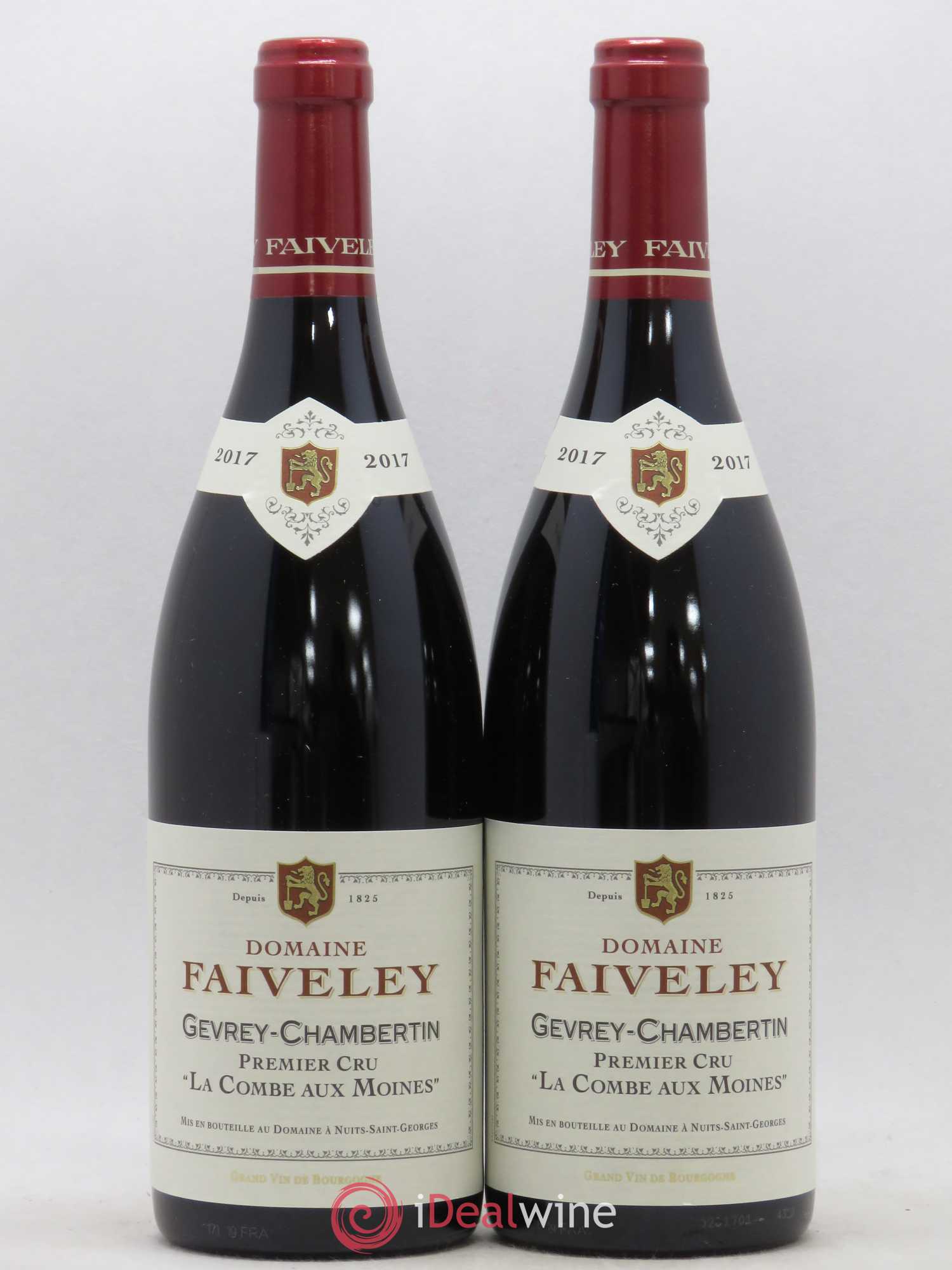 Gevrey-Chambertin 1er Cru La Combe aux moines Faiveley 2017 - Lot de 2 bouteilles - 0