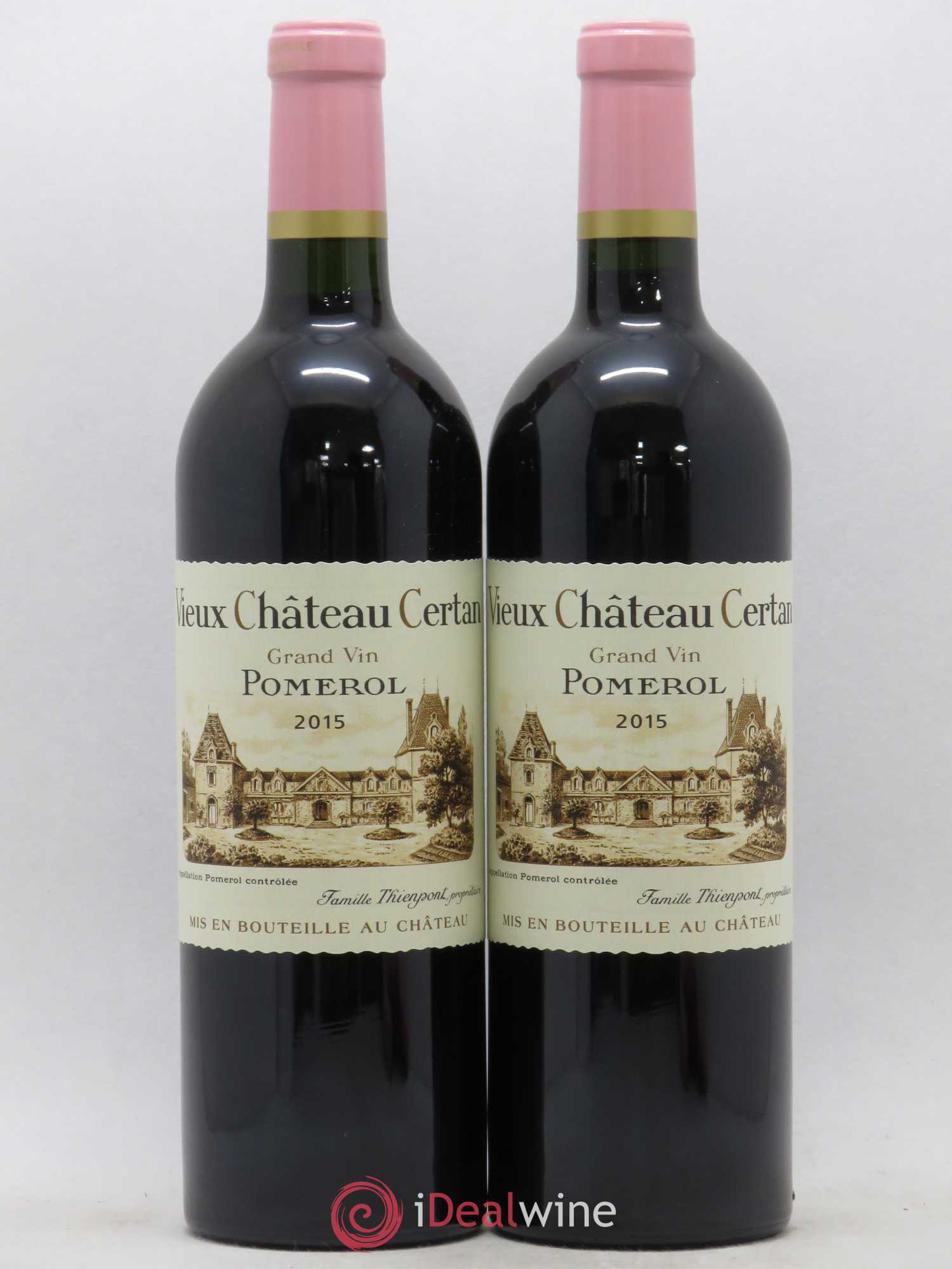 Vieux Château Certan 2015 - Lot de 2 bouteilles - 0