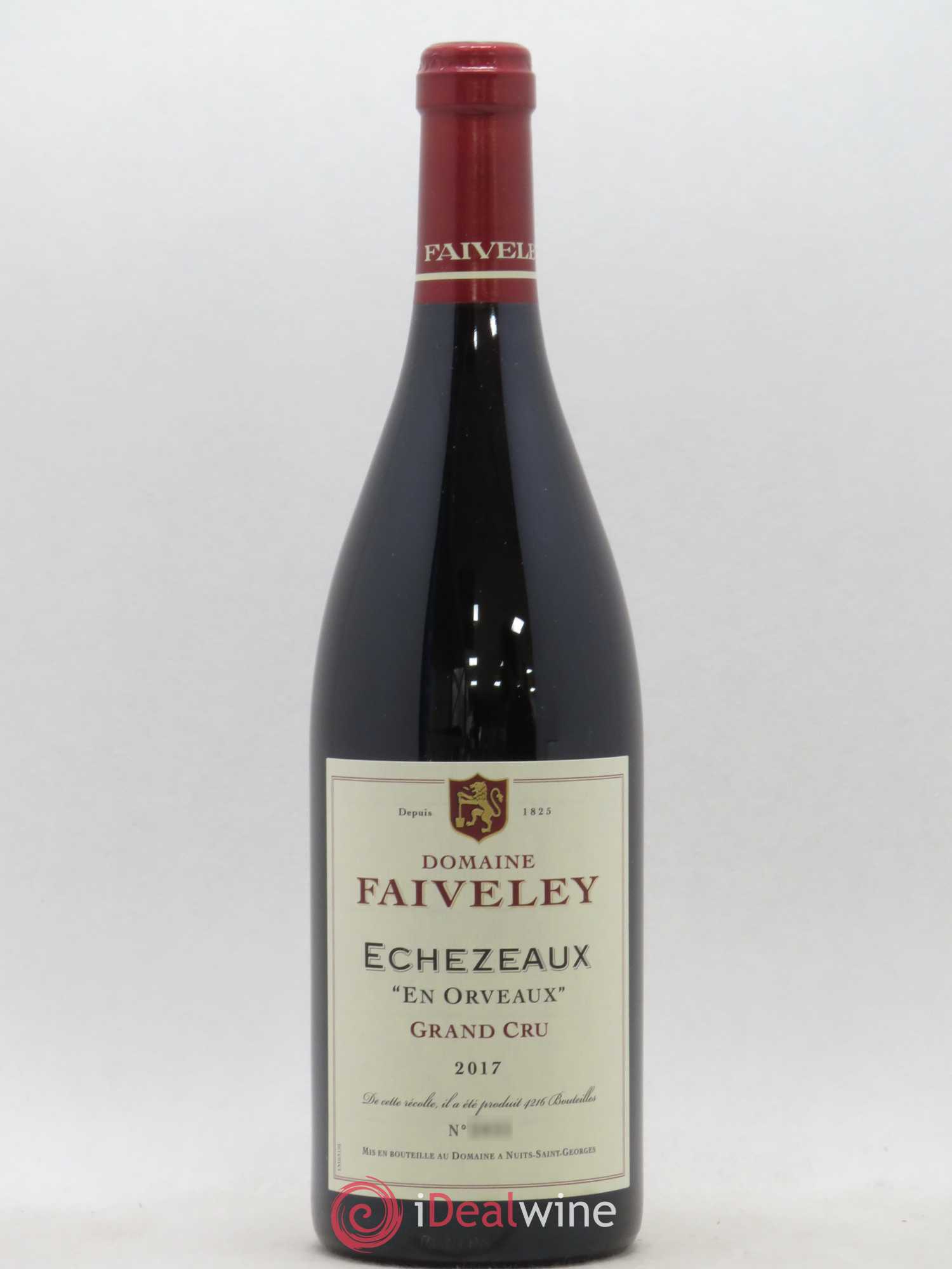 Echezeaux Grand Cru Faiveley En Orveaux 2017 - Lot de 1 bouteille - 0