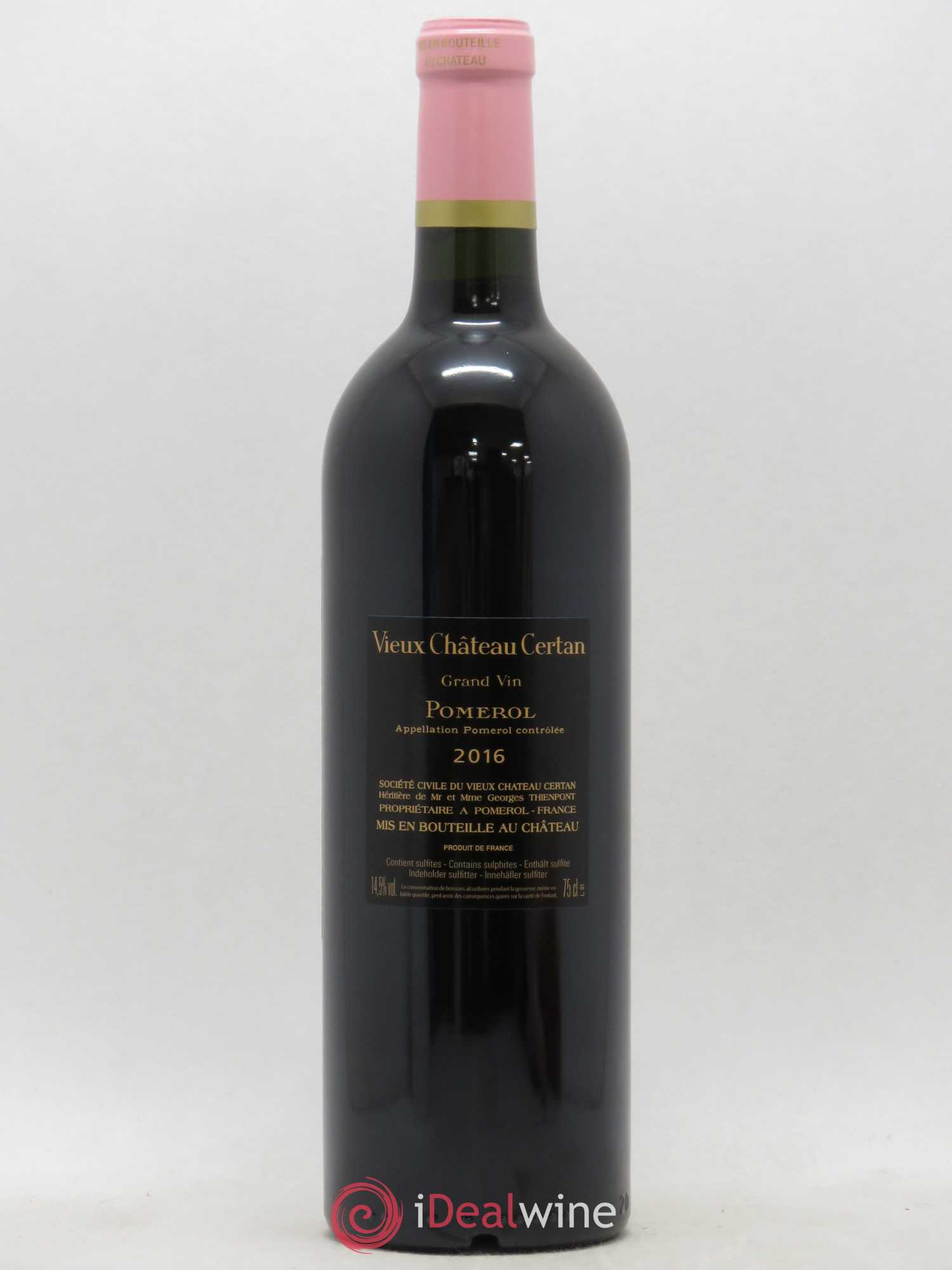 Vieux Château Certan 2016 - Lot de 1 bouteille - 1