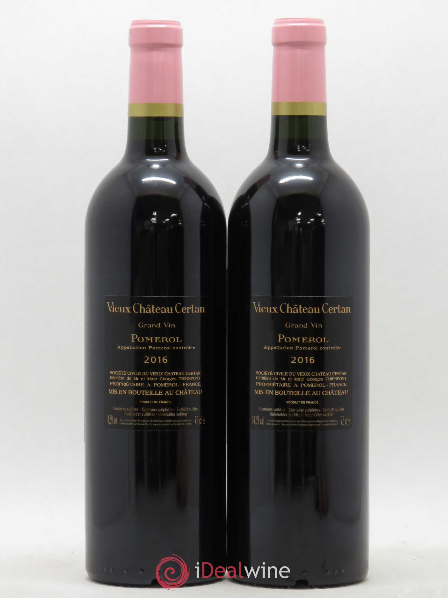 Vieux Château Certan 2016 - Lot de 2 bouteilles - 1