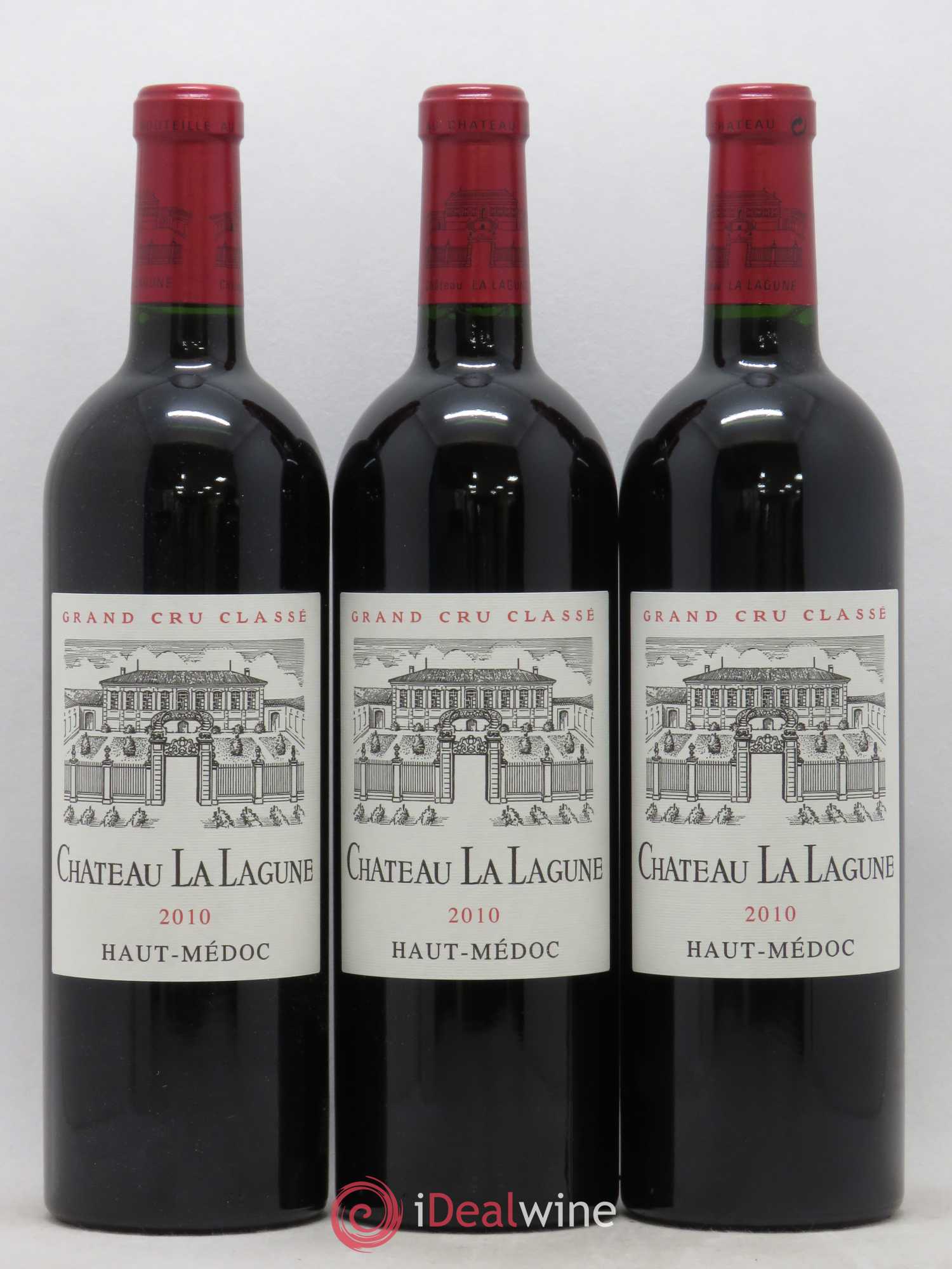 Château la Lagune 3ème Grand Cru Classé 2010 - Lot de 3 bouteilles - 0