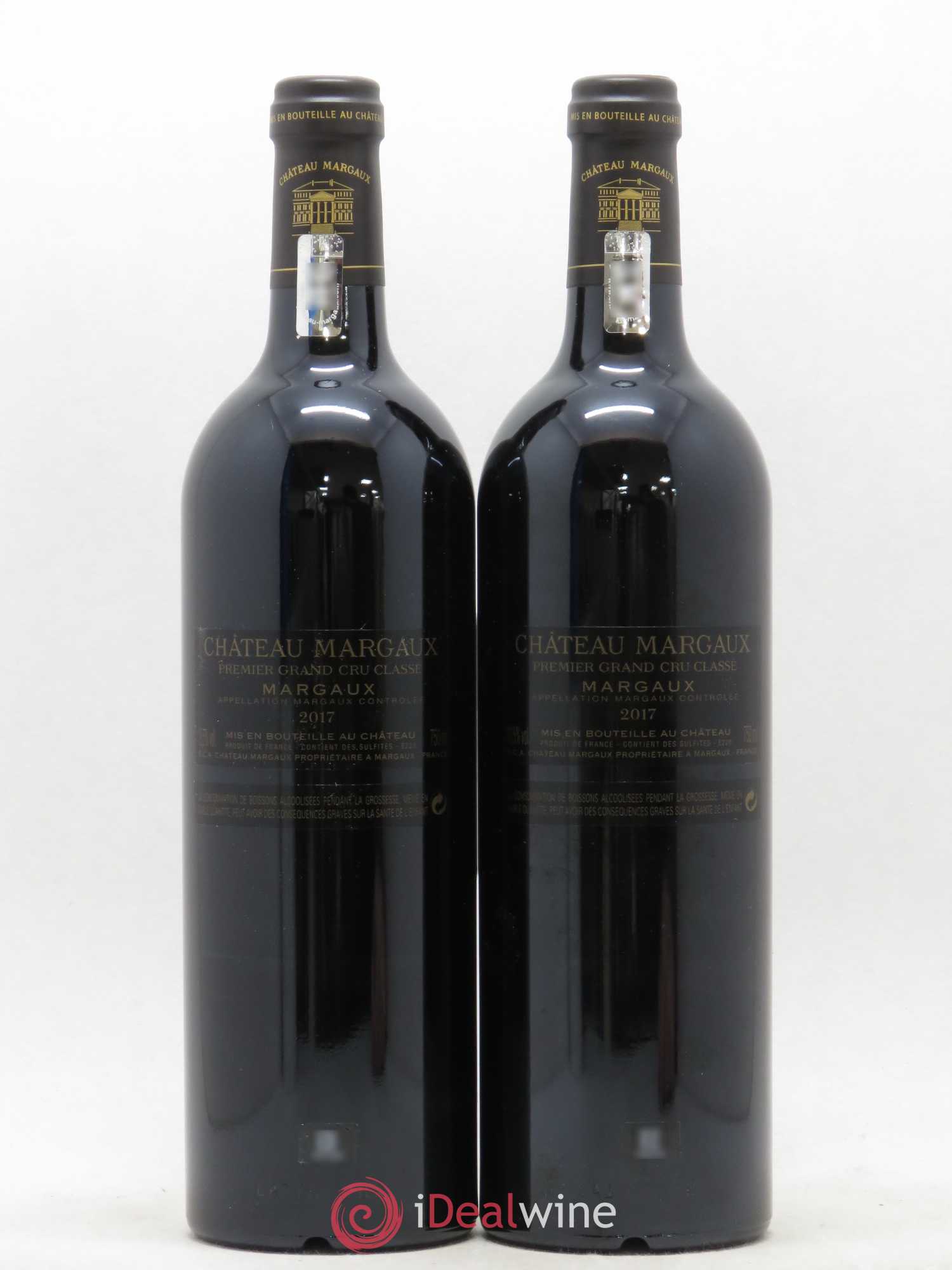 Château Margaux 1er Grand Cru Classé 2017 - Lot de 2 bouteilles - 1