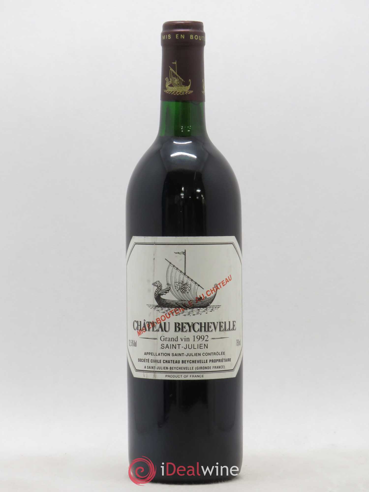 Château Beychevelle 4ème Grand Cru Classé 1992 - Lot de 1 bouteille - 0