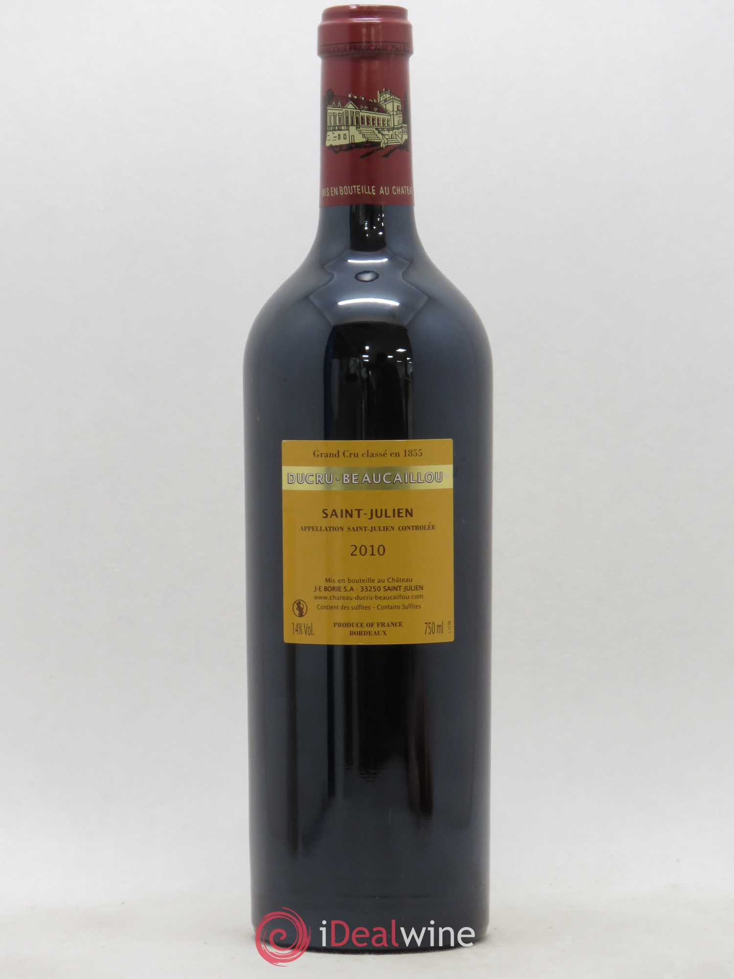 Château Ducru Beaucaillou 2ème Grand Cru Classé 2010 - Lot de 1 bouteille - 1