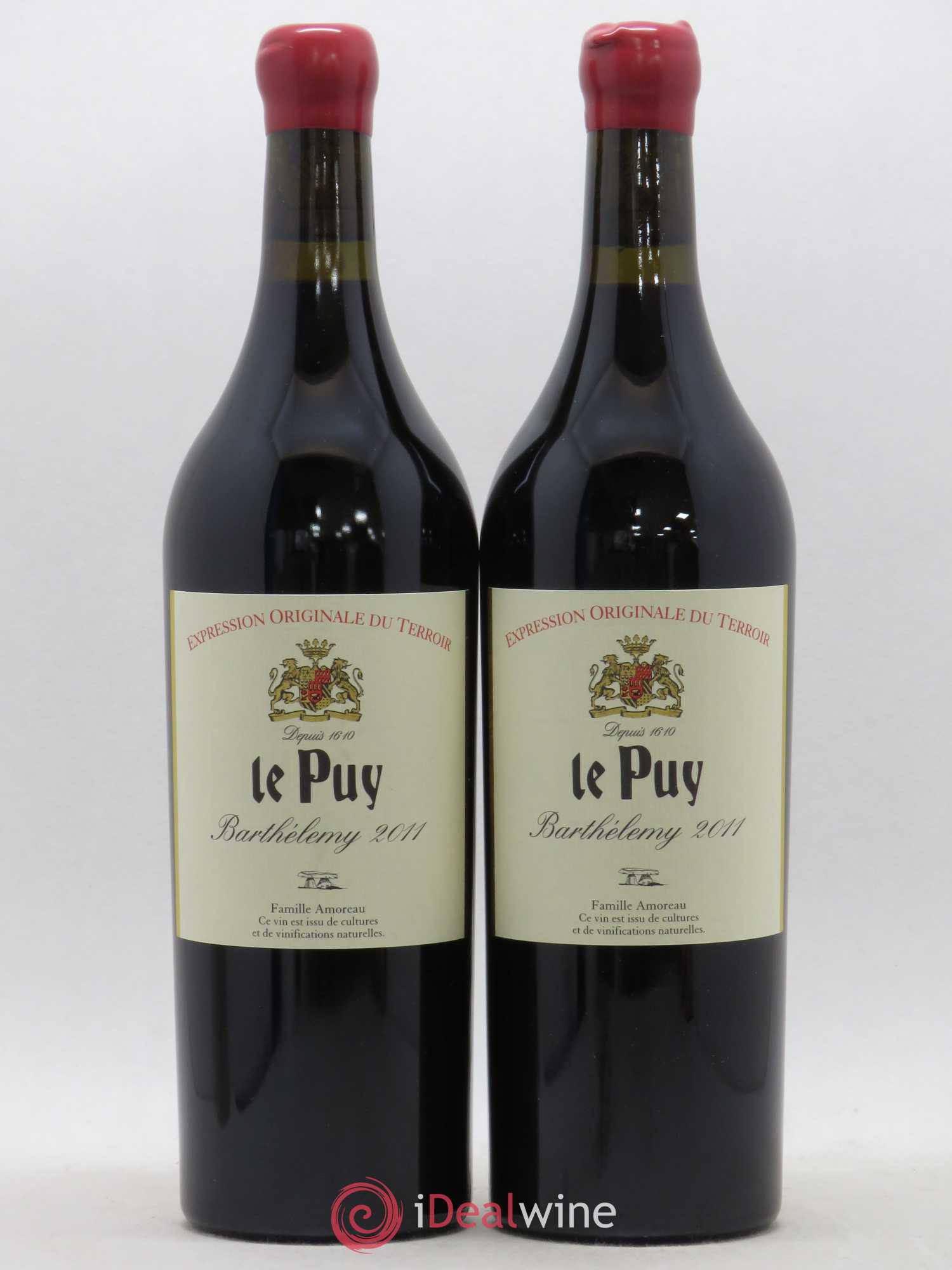 Le Puy - Cuvée Barthélemy 2011 - Lot de 2 bouteilles - 0