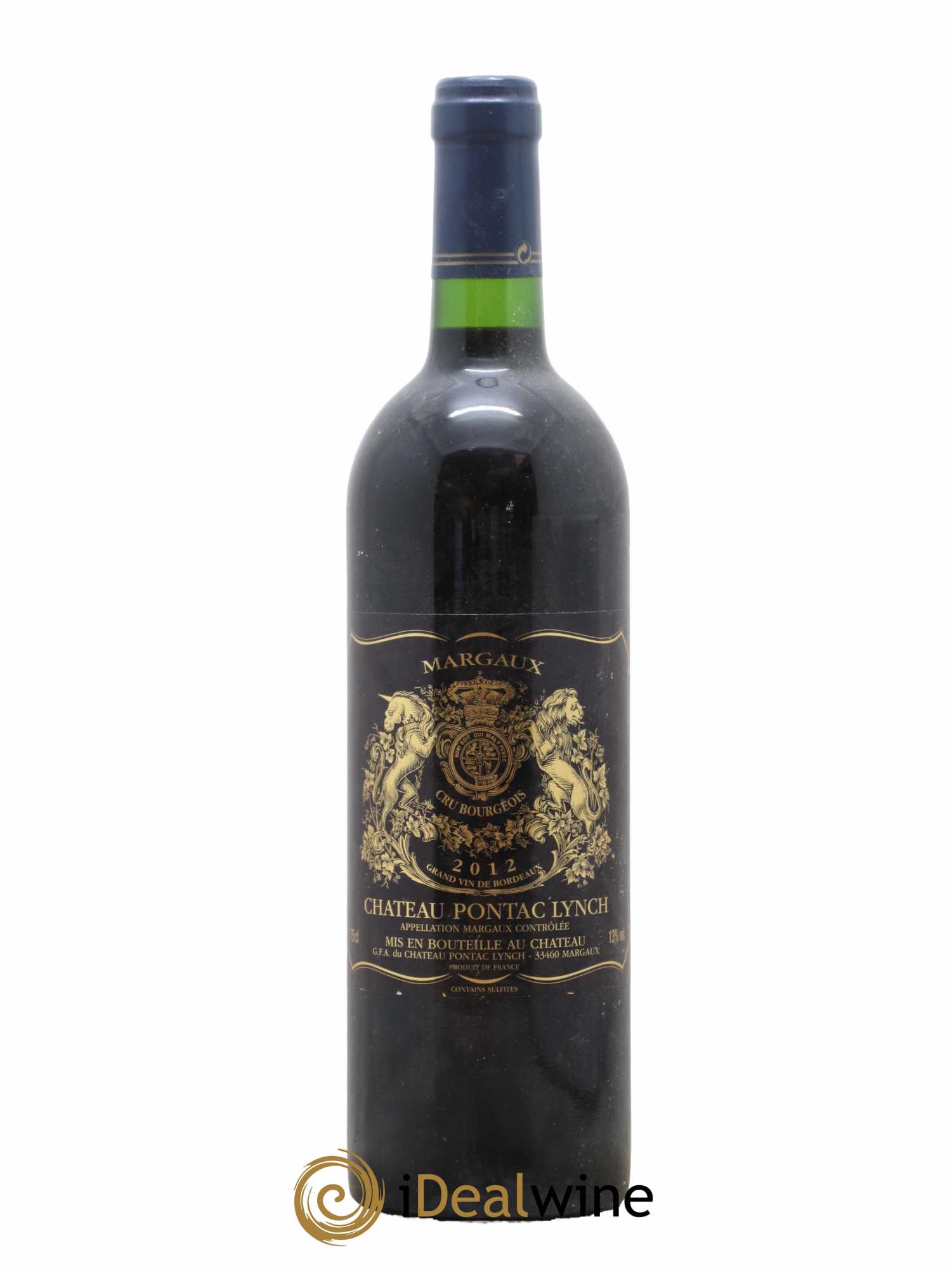 Château Pontac Lynch Cru Bourgeois 2012 - Lot de 1 bouteille - 0