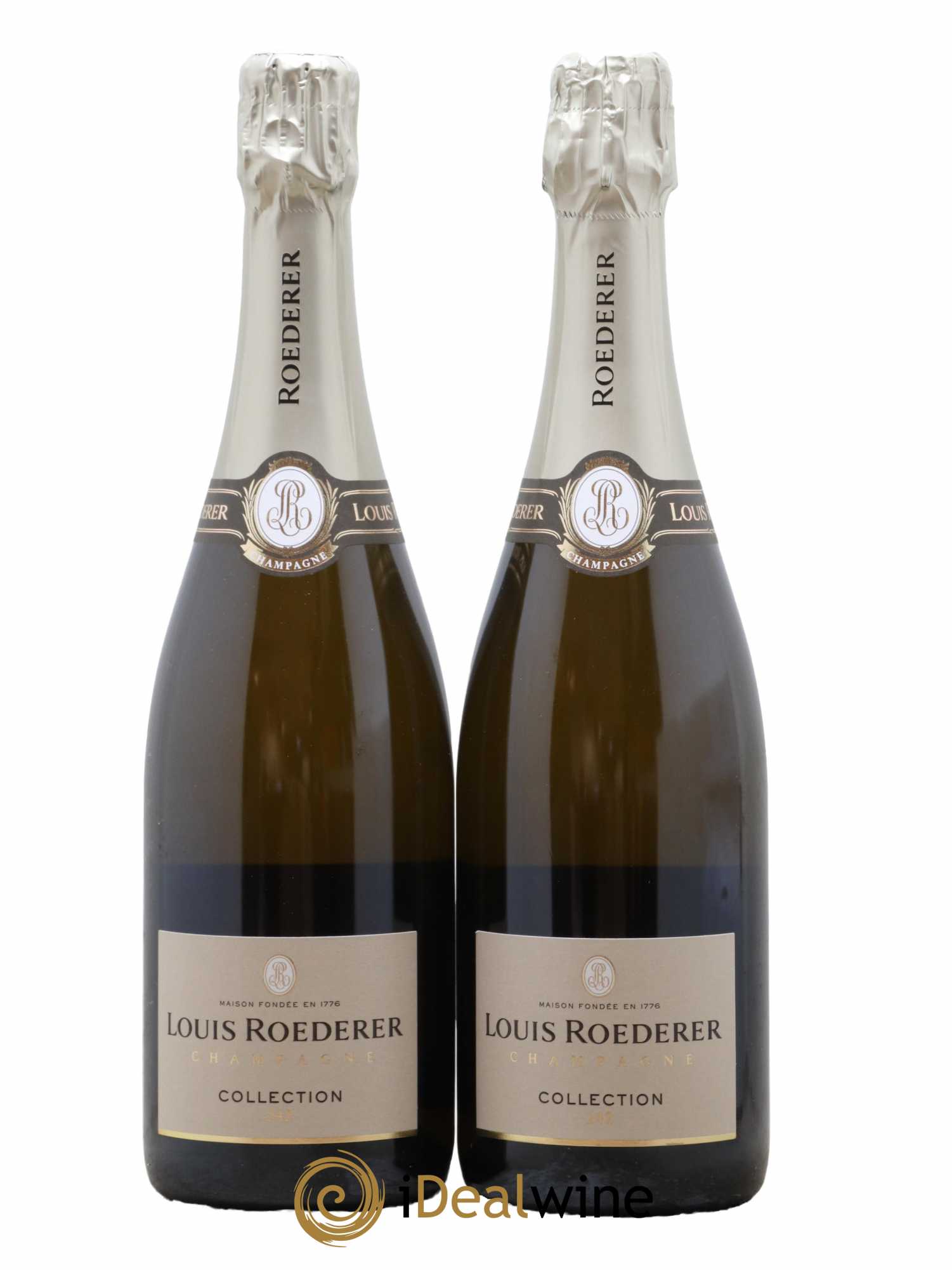 Collection 242 Brut Louis Roederer - Lot of 2 bottles - 0