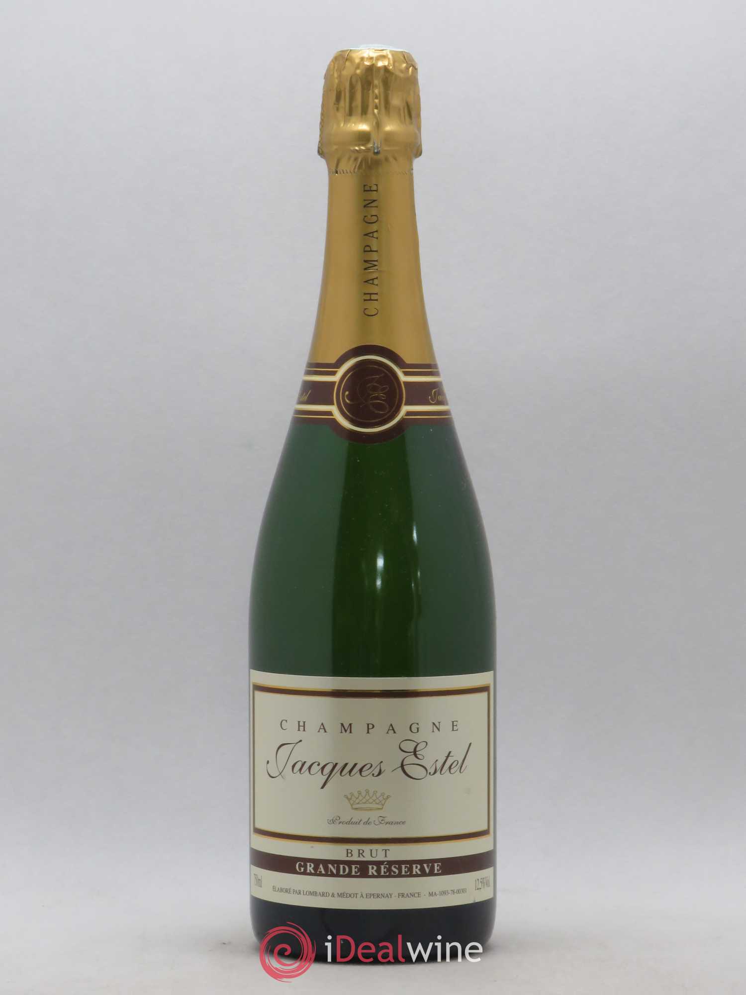 Champagne Jacques Estel Brut Grande Reserve - Posten von 1 Flasche - 0