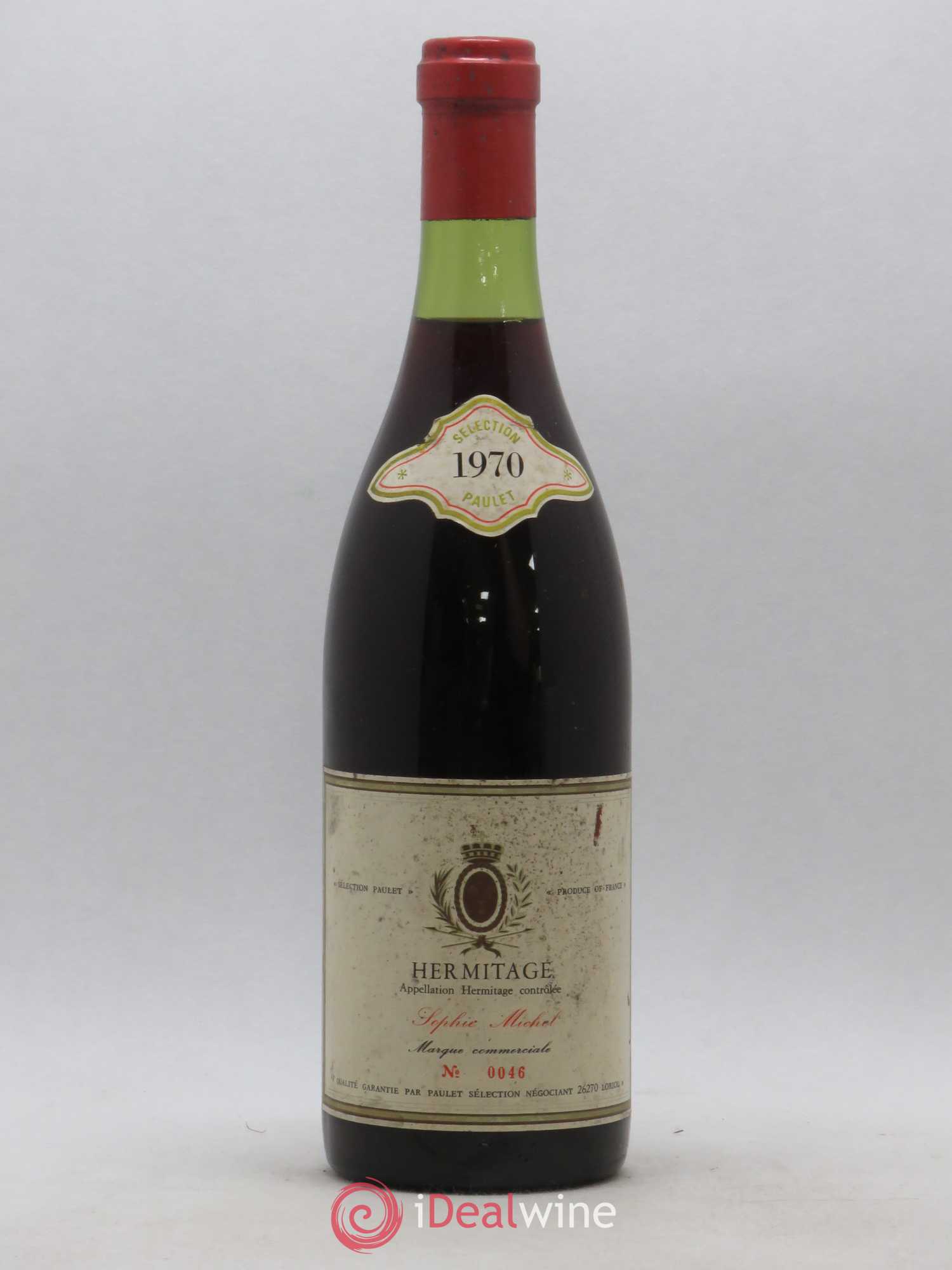 Hermitage Selection Paulet Domaine Sophie Michel 1970 - Posten von 1 Flasche - 0