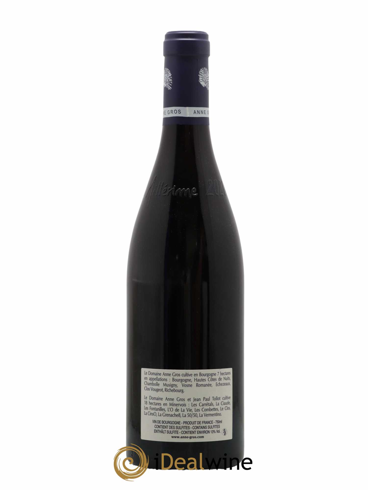 Clos de Vougeot Grand Cru Le Grand Maupertui Anne Gros 2021 - Lot of 1 bottle - 1