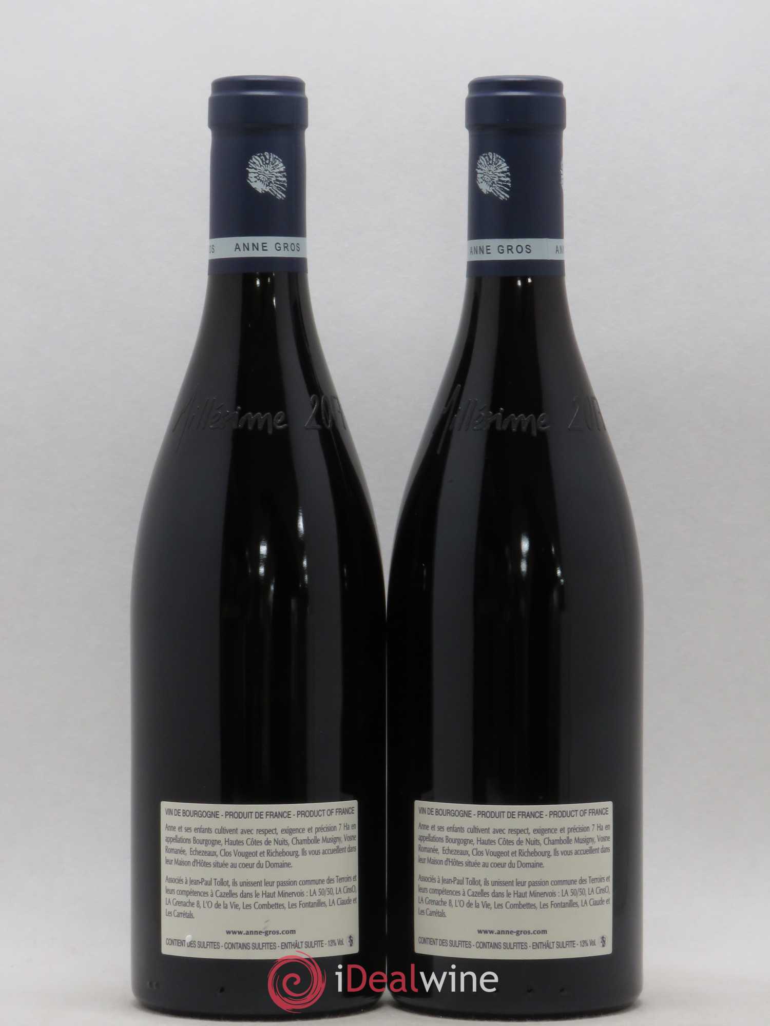 Richebourg Grand Cru Anne Gros 2017 - Lot de 2 bouteilles - 1