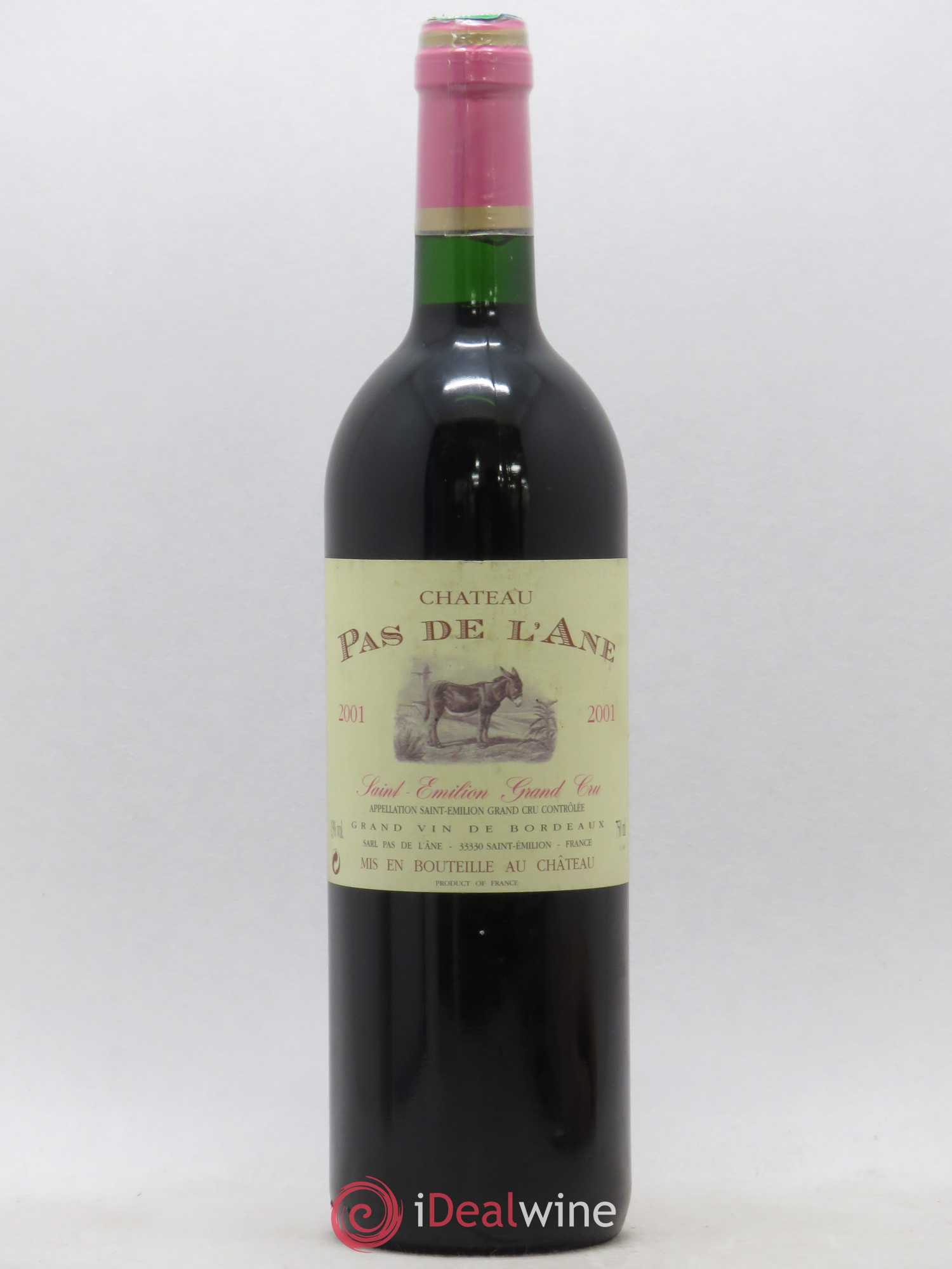 Château Pas de l'Ane 2001 - Lot de 1 bouteille - 0