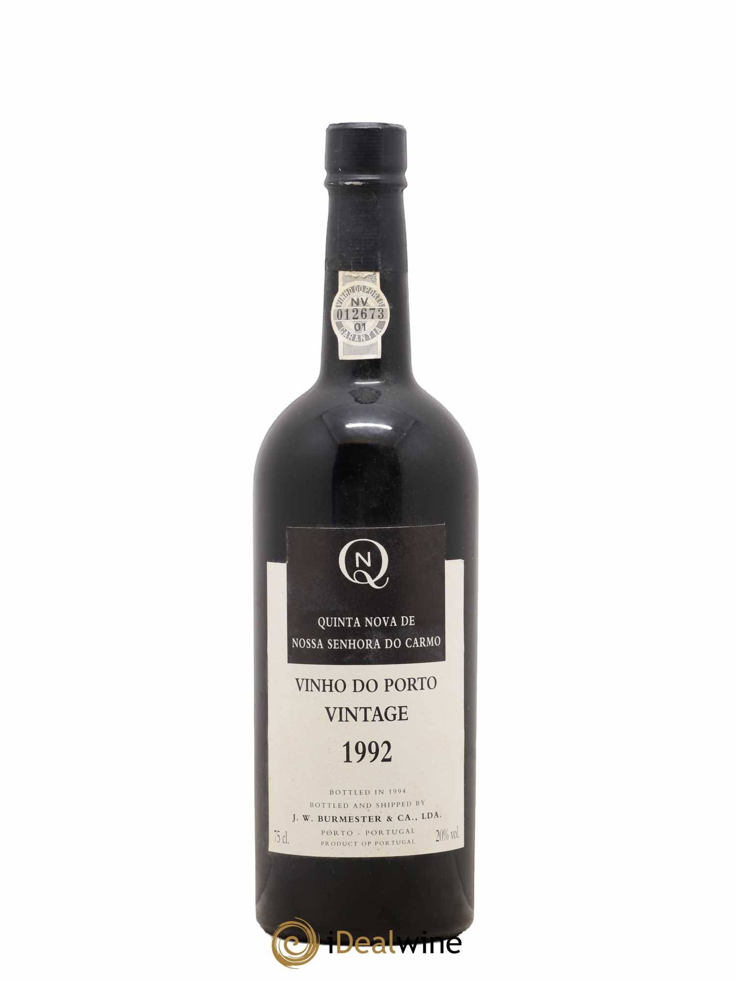 Porto Burmester Vintage 1992 - Lot de 1 bouteille - 0