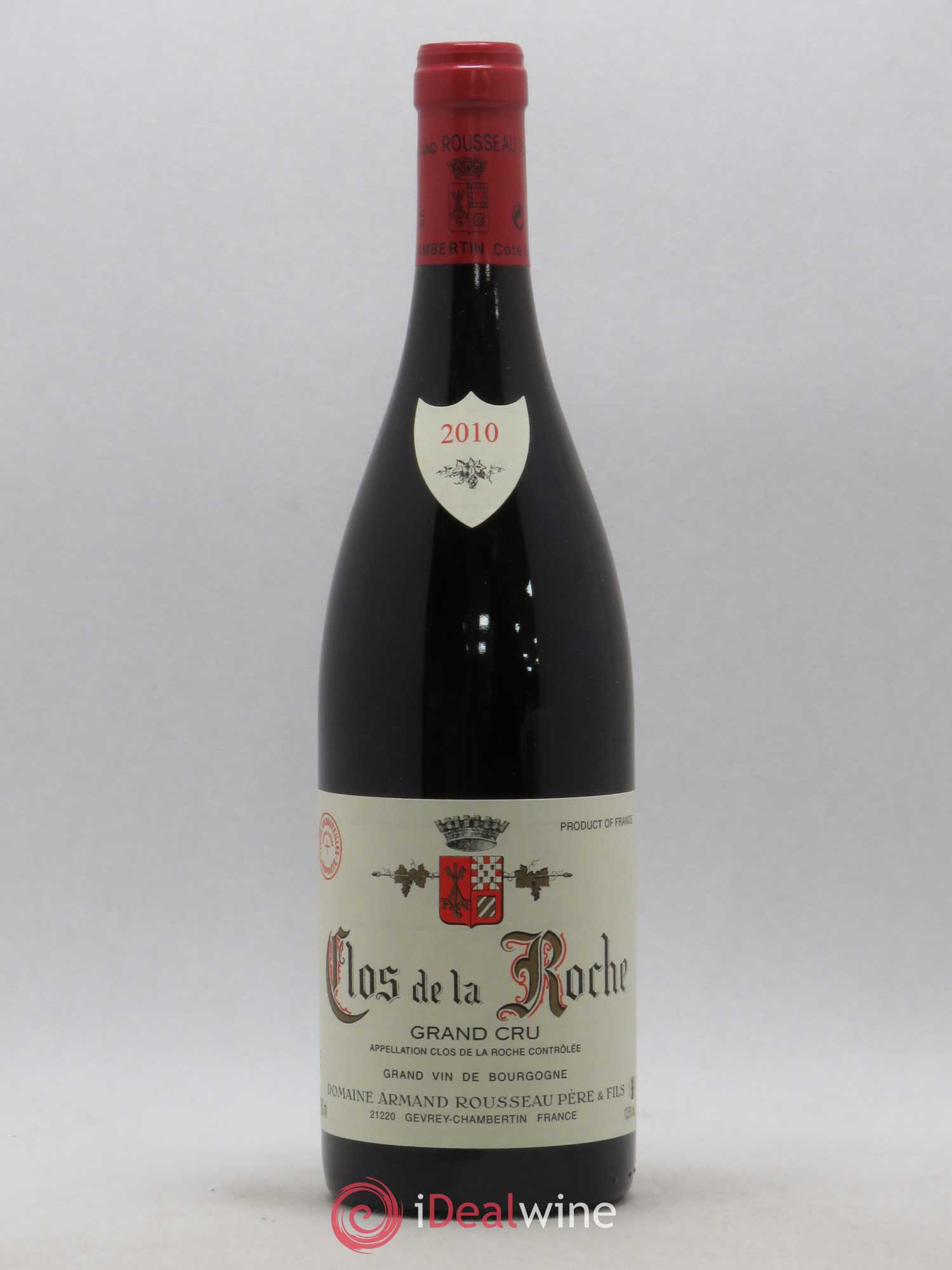 Clos de la Roche Grand Cru Armand Rousseau (Domaine) 2010 - Posten von 1 Flasche - 0