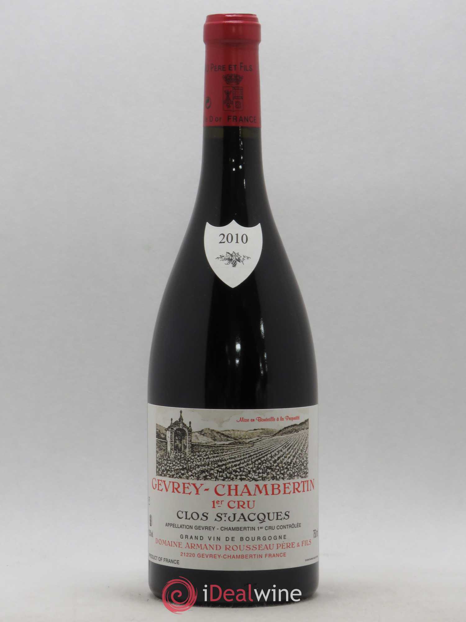 Gevrey-Chambertin 1er Cru Clos Saint-Jacques Armand Rousseau (Domaine) 2010 - Lot de 1 bouteille - 0