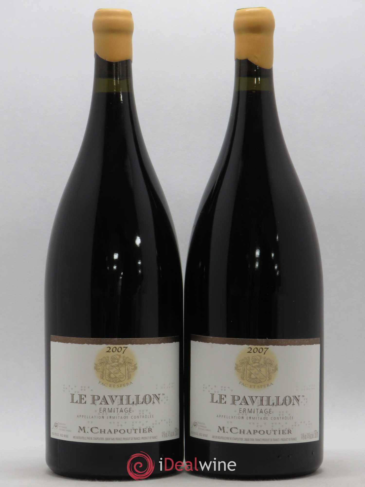 Hermitage Ermitage Le Pavillon Chapoutier 2007 - Lot de 2 magnums - 0