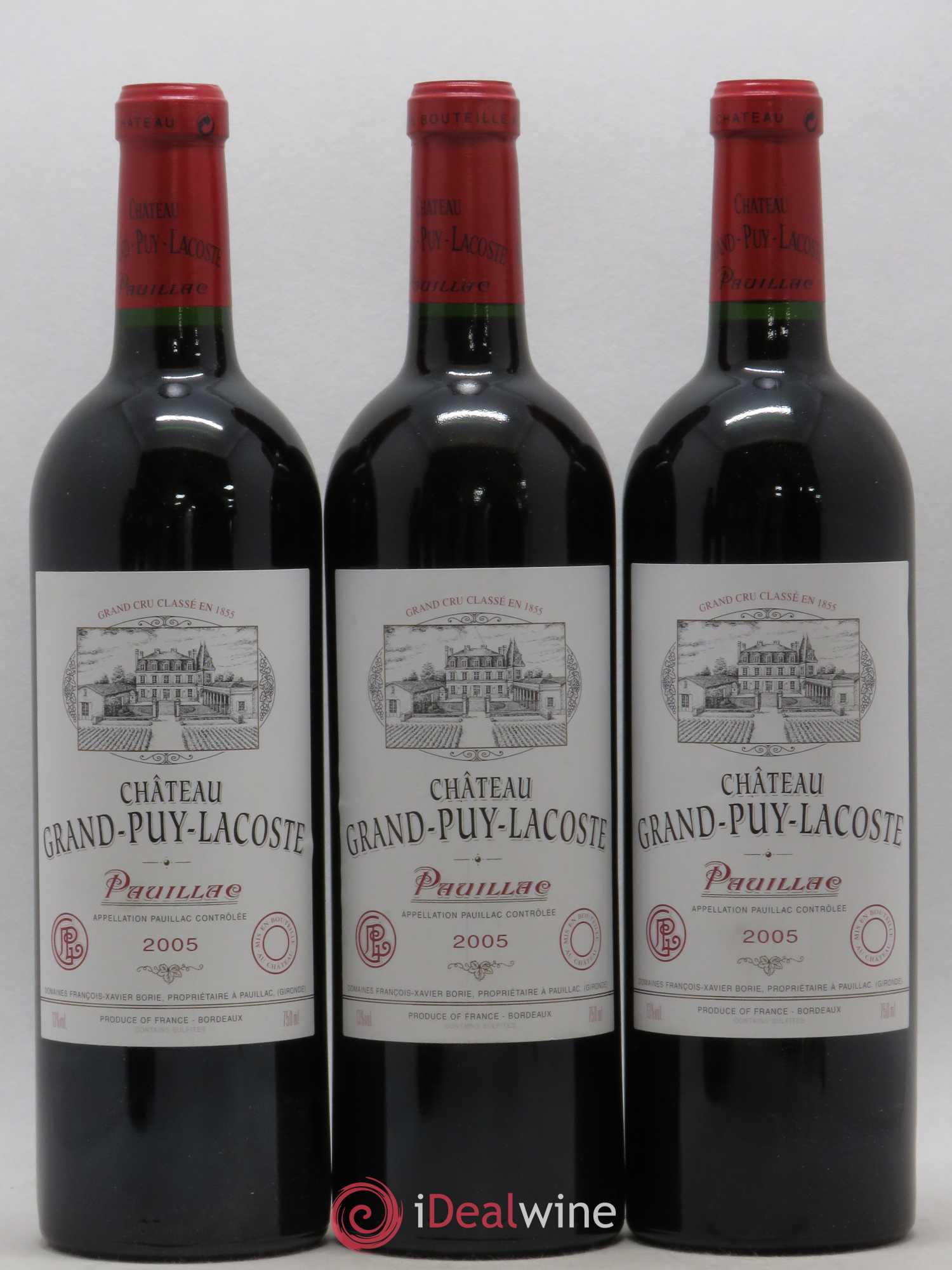 Château Grand Puy Lacoste 5ème Grand Cru Classé 2005 - Lot de 12 bouteilles - 3