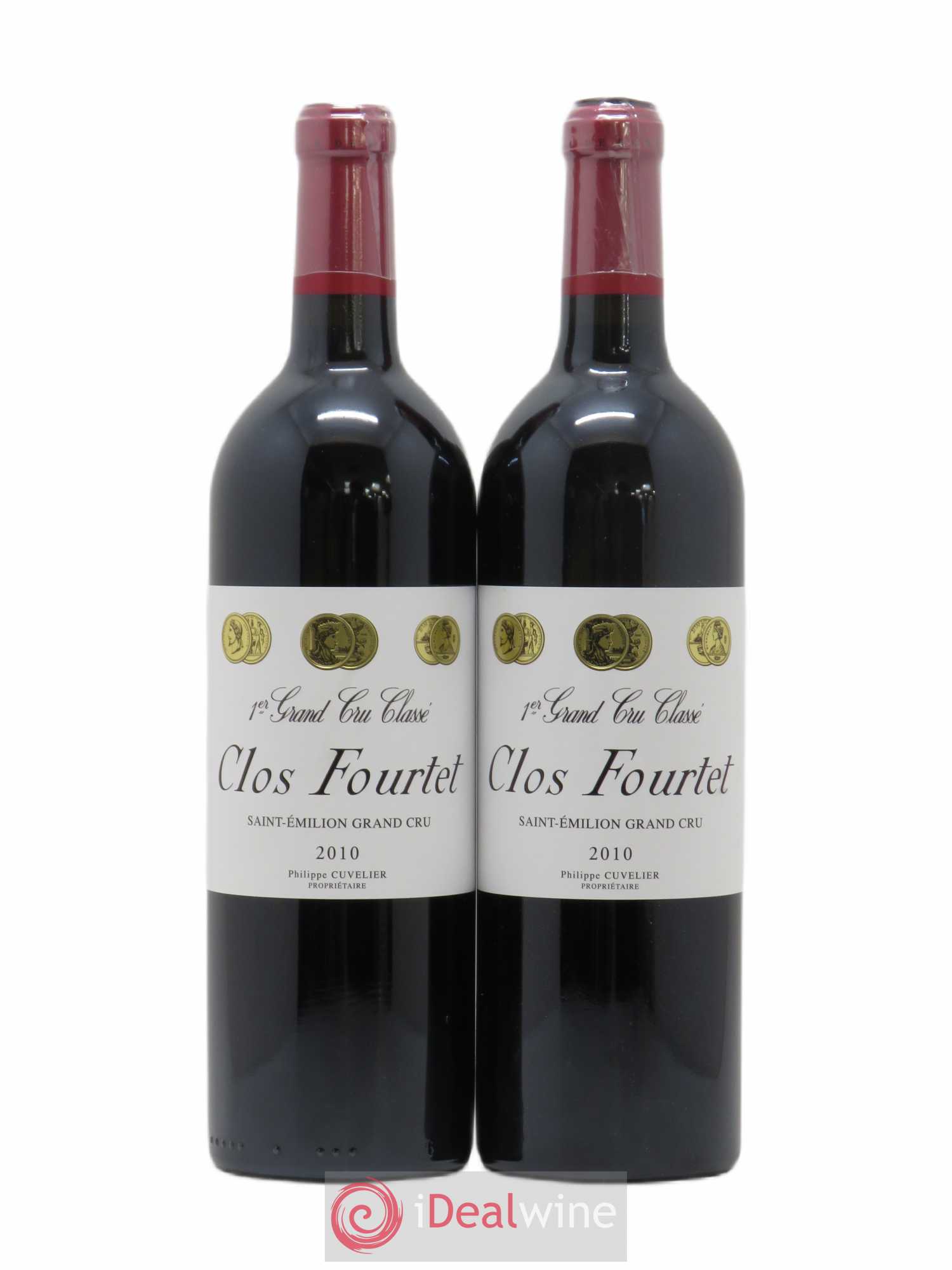 Clos Fourtet 1er Grand Cru Classé B 2010 - Lot de 2 bouteilles - 0