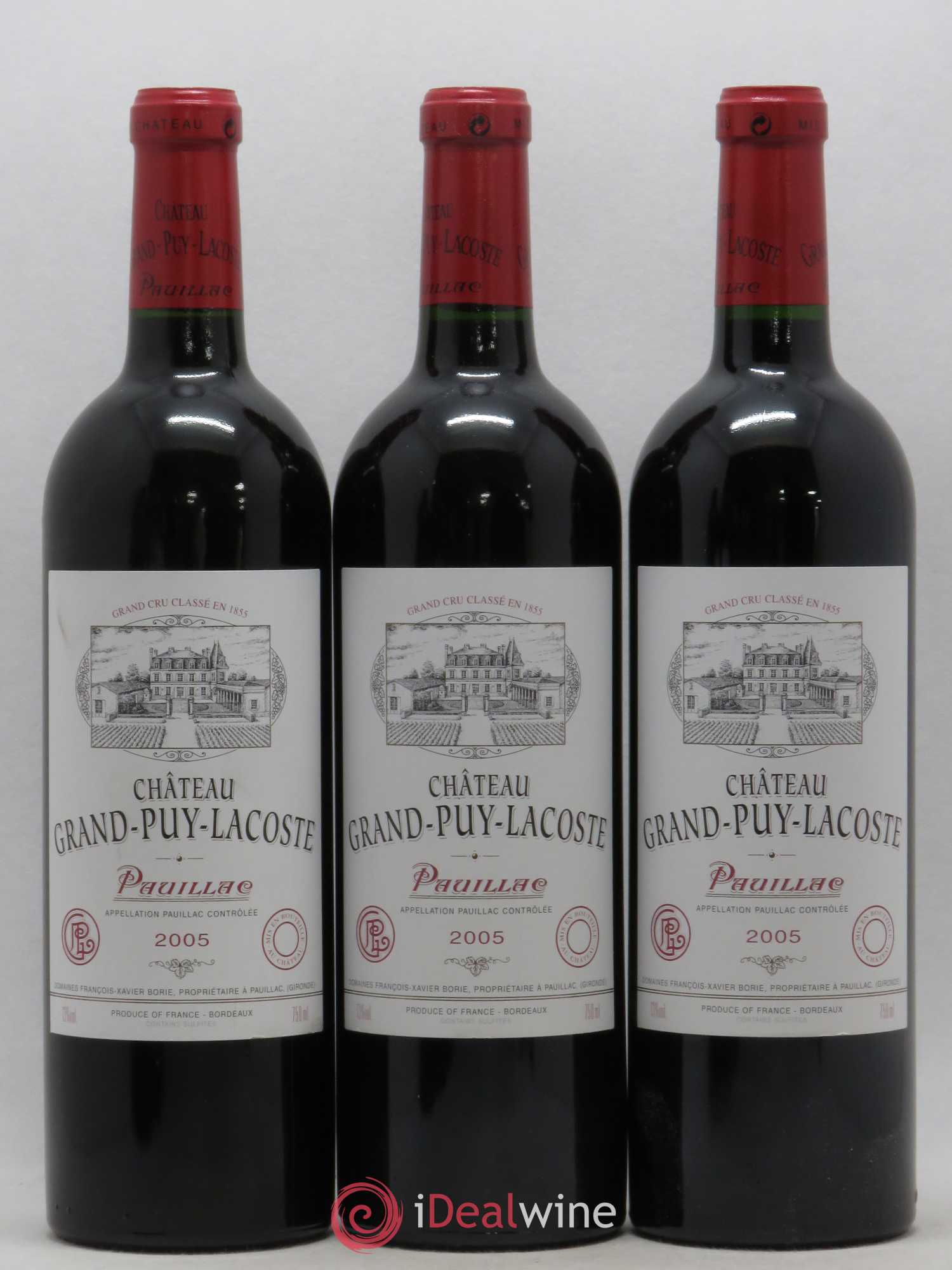 Château Grand Puy Lacoste 5ème Grand Cru Classé 2005 - Lot de 6 bouteilles - 2
