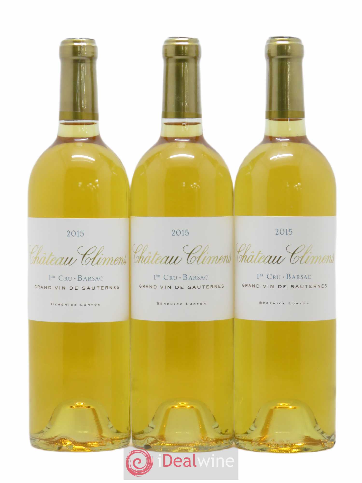 Château Climens 1er Grand Cru Classé 2015 - Lotto di 3 bottiglie - 0