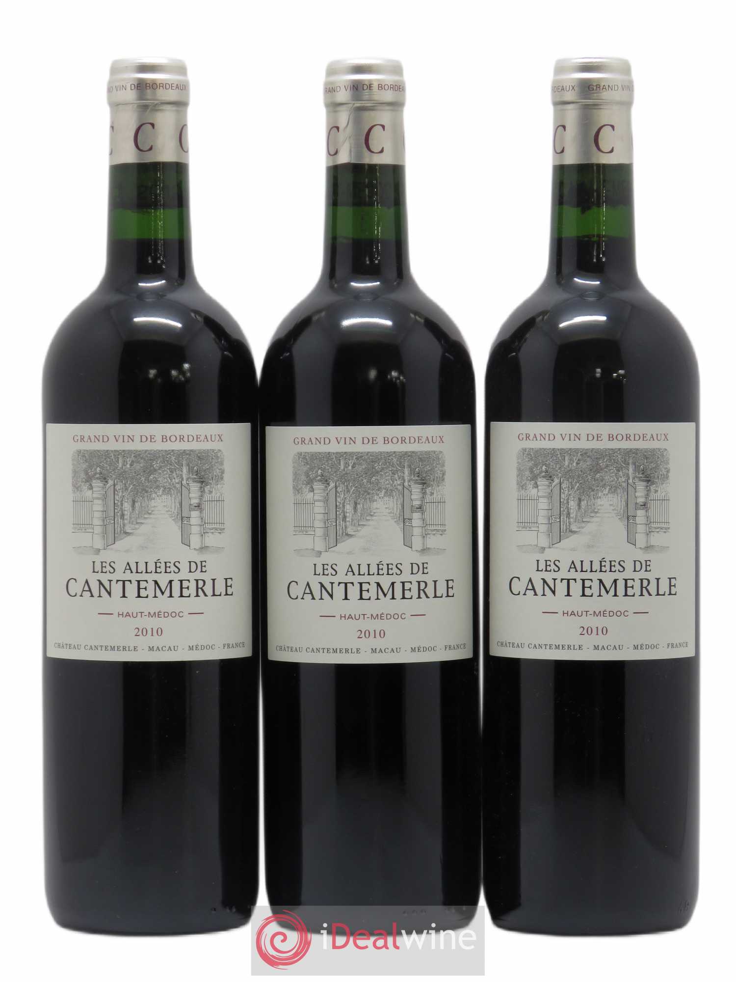 Allées de Cantemerle Second Vin 2010 - Lot de 6 bouteilles - 1