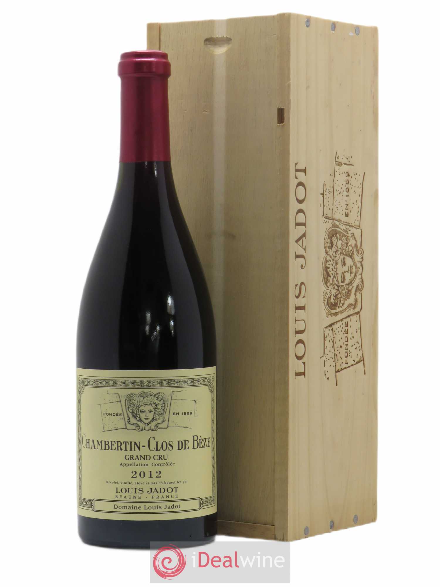 Chambertin Clos de Bèze Grand Cru Domaine Louis Jadot 2012 - Lot de 1 bouteille - 0