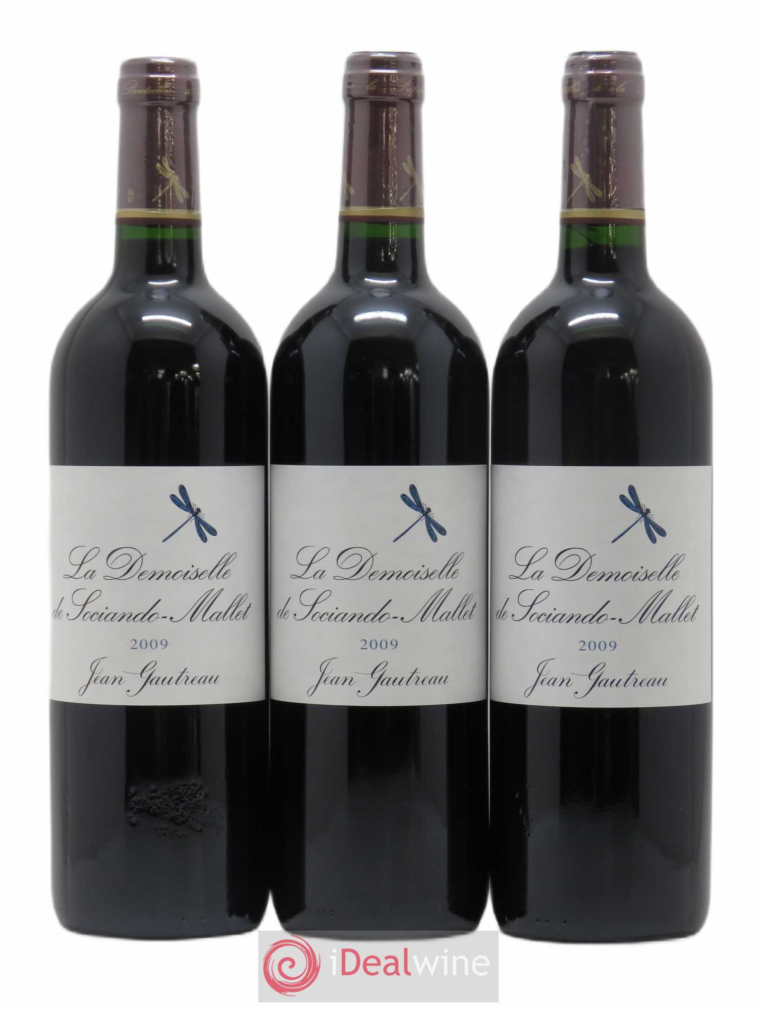 Demoiselle de Sociando Mallet Second Vin 2009 - Lot de 6 bouteilles - 1