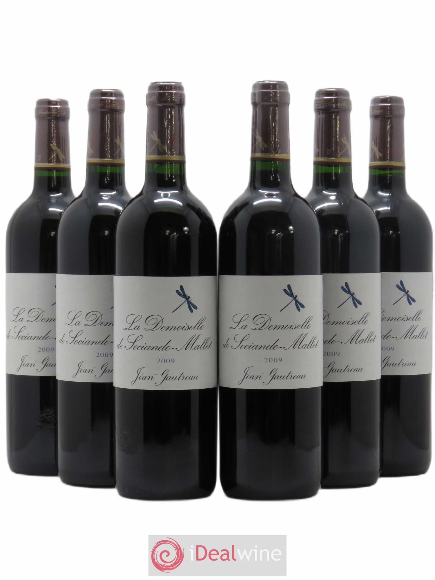 Demoiselle de Sociando Mallet Second Vin 2009 - Lot de 6 bouteilles - 0