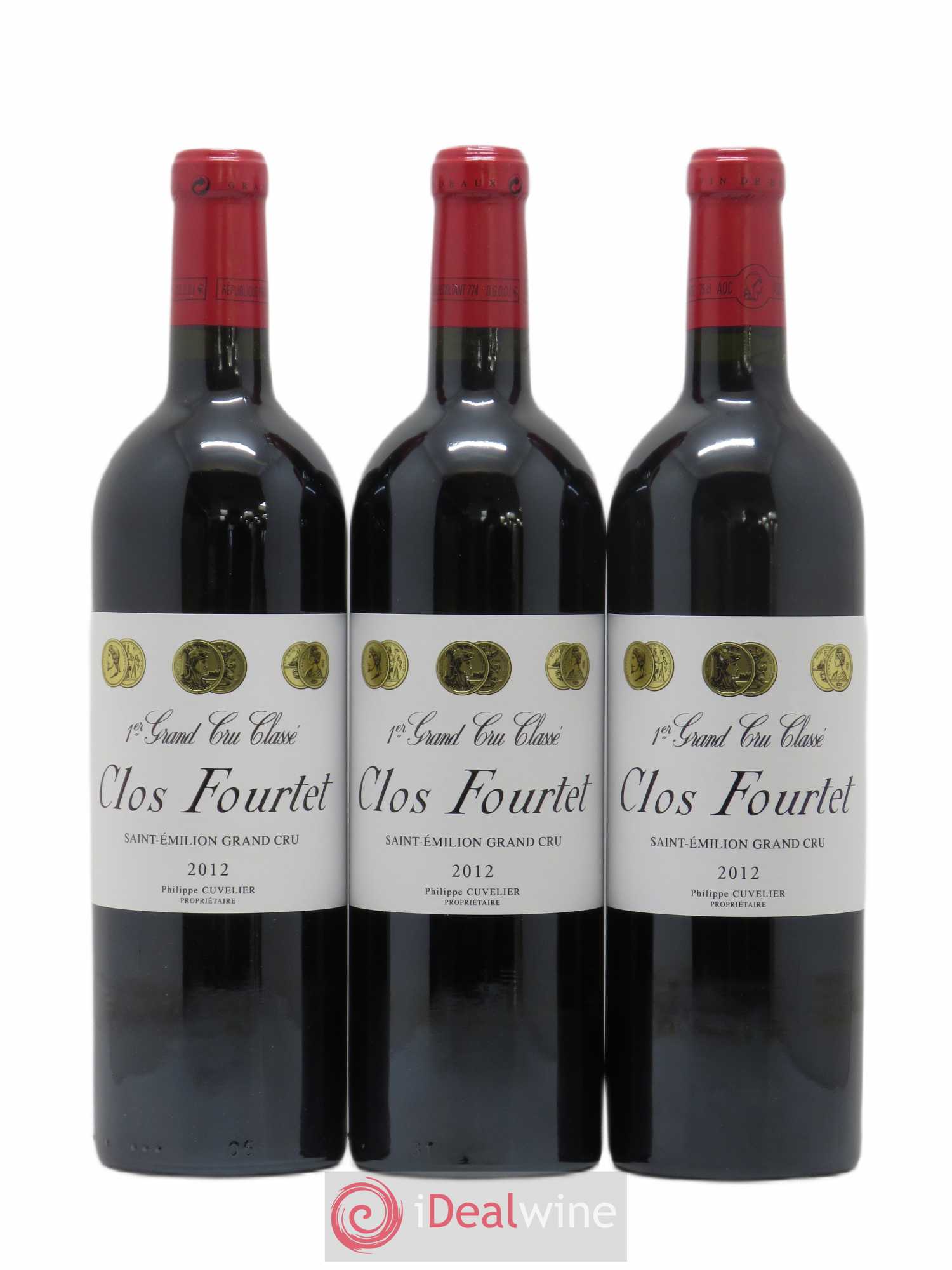 Clos Fourtet 1er Grand Cru Classé B 2012 - Lot de 6 bouteilles - 1