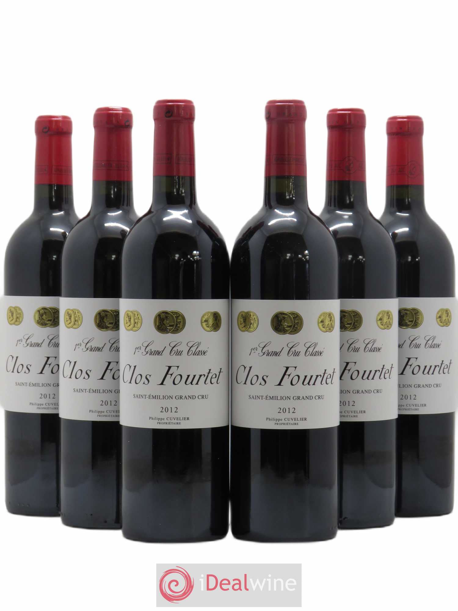 Clos Fourtet 1er Grand Cru Classé B 2012 - Lot de 6 bouteilles - 0