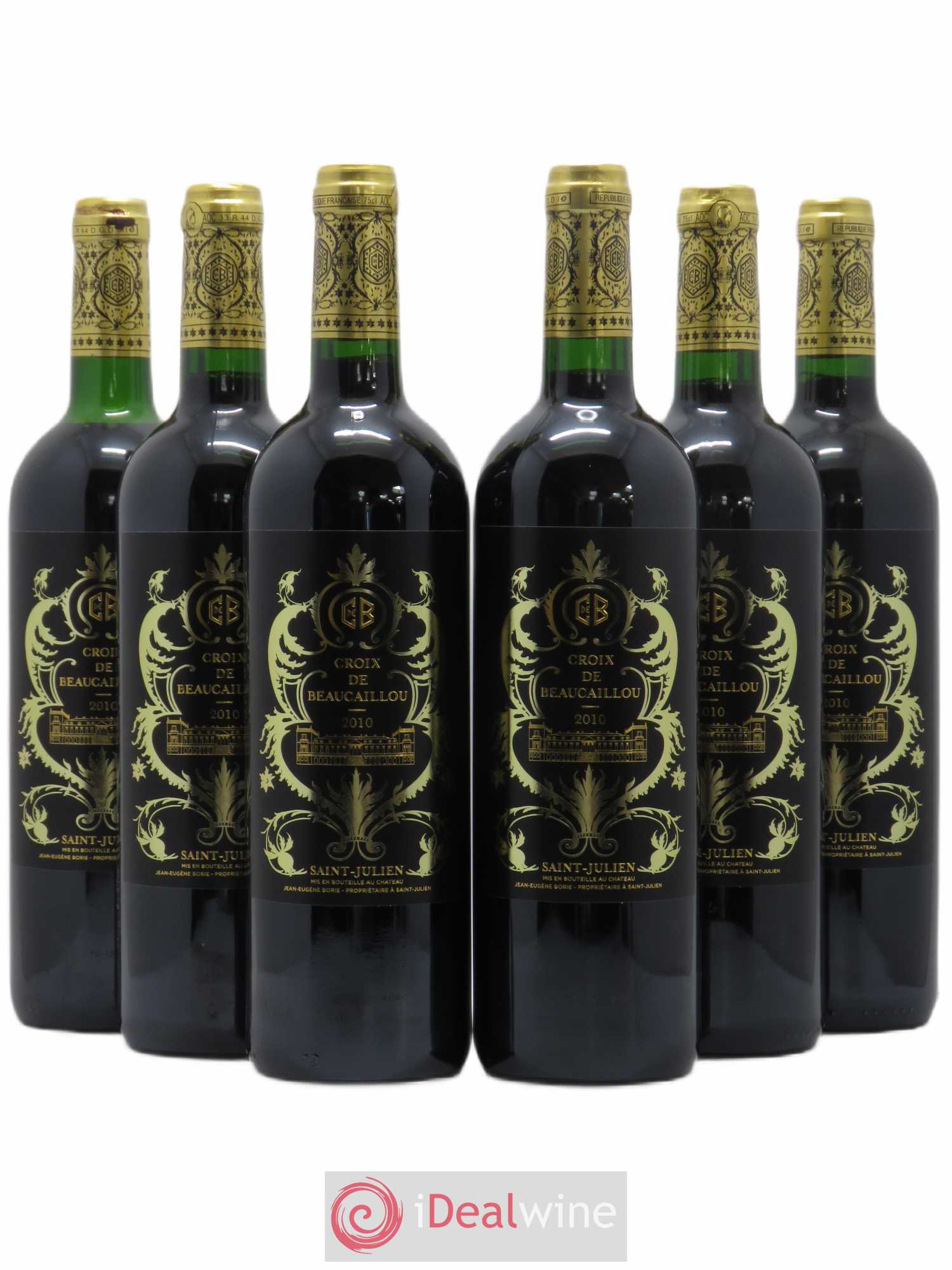 La Croix de Beaucaillou Second Vin 2010 - Lot de 6 bouteilles - 0