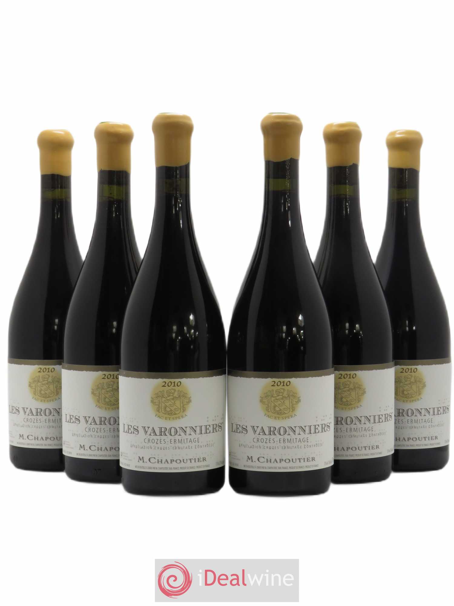 Crozes-Hermitage Les Varonniers Chapoutier 2010 - Lot de 6 bouteilles - 0