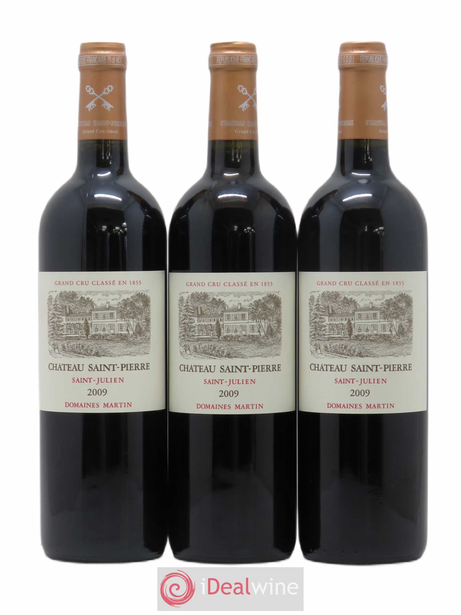 Château Saint-Pierre 4ème Grand Cru Classé 2009 - Lot de 6 bouteilles - 1