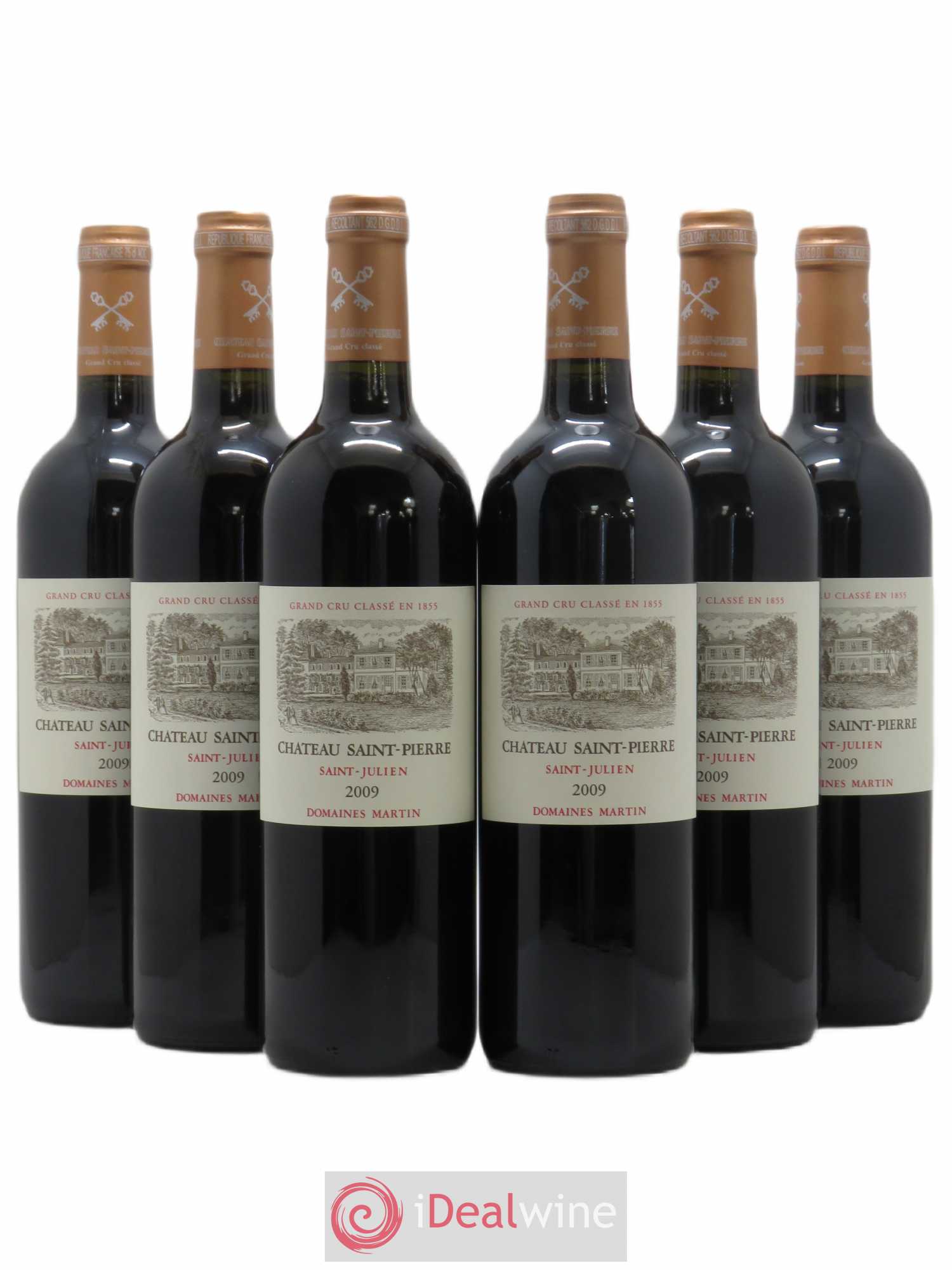 Château Saint-Pierre 4ème Grand Cru Classé 2009 - Lot de 6 bouteilles - 0