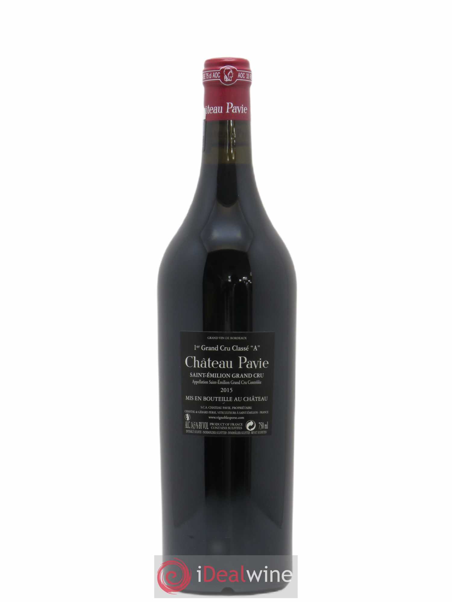 Château Pavie 1er Grand Cru Classé A 2015 - Lot de 1 bouteille - 2